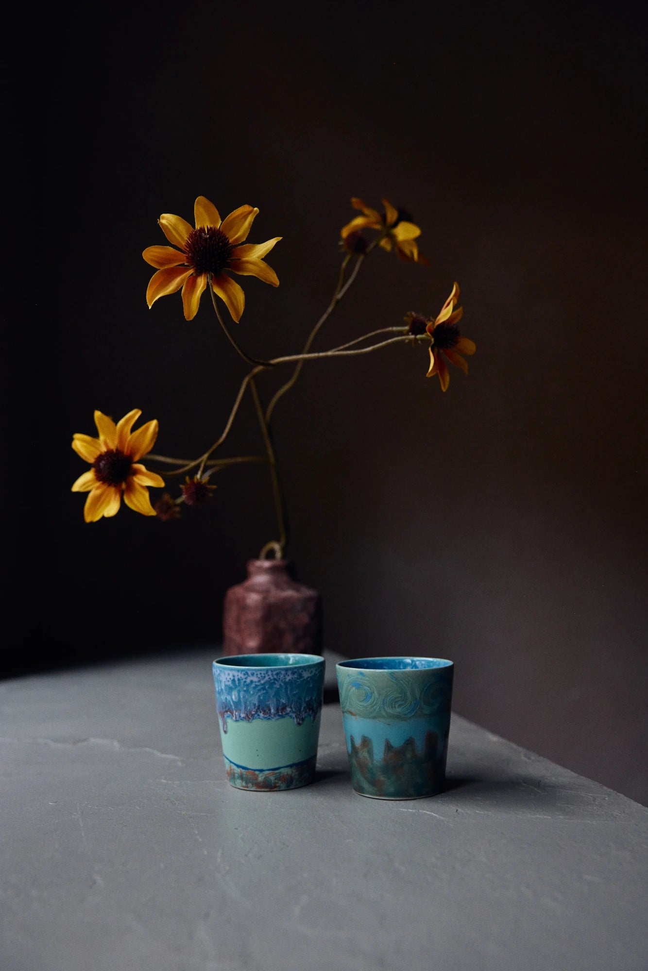 HKLIVING Van Gogh Set of 2 Coffee Mugs - Lifestory