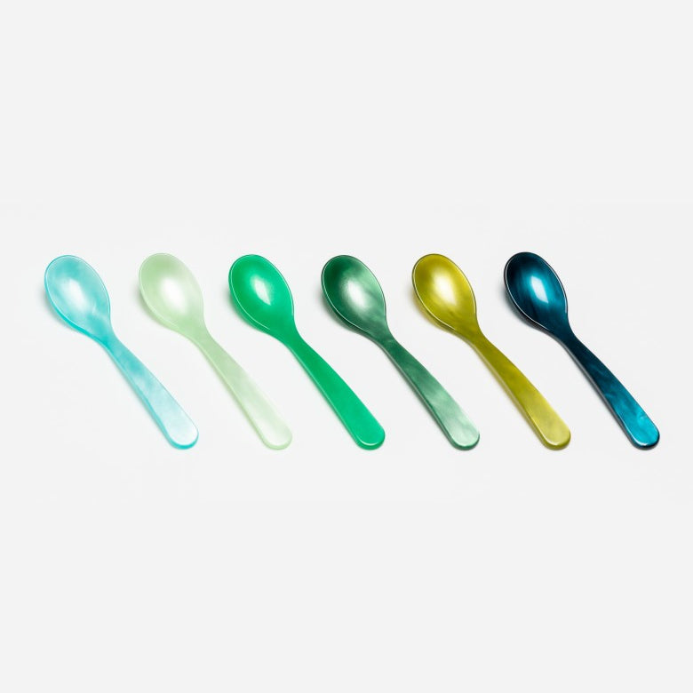 Heim Söhne Set of 6 Egg Spoons in Various Colours