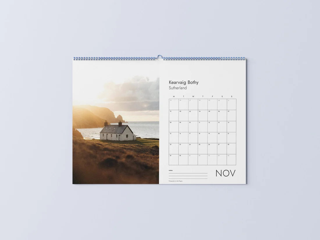 Hidden Scotland A3 2027 Wall Calendar