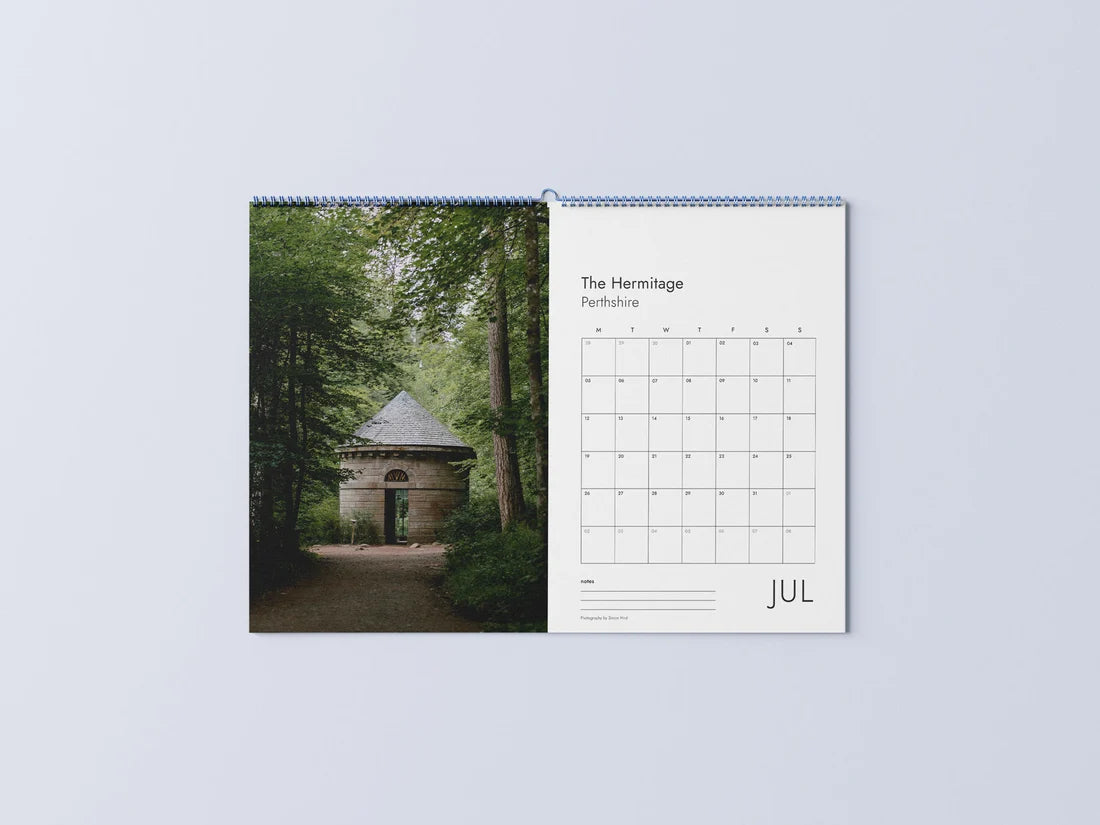Hidden Scotland A3 2027 Wall Calendar
