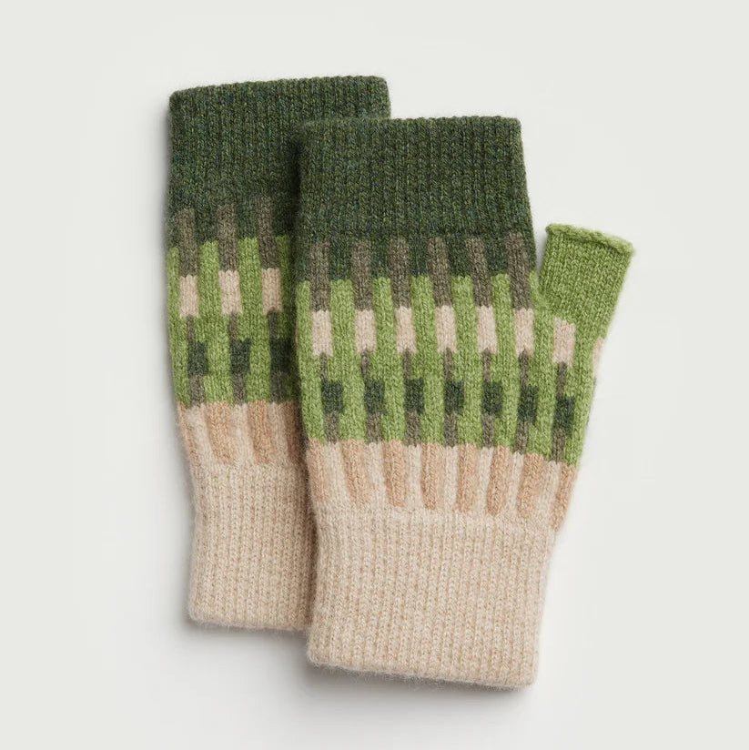 Fingerless Mittens in 'Harbour' in Various Colourways by Hilary Grant - Lifestory