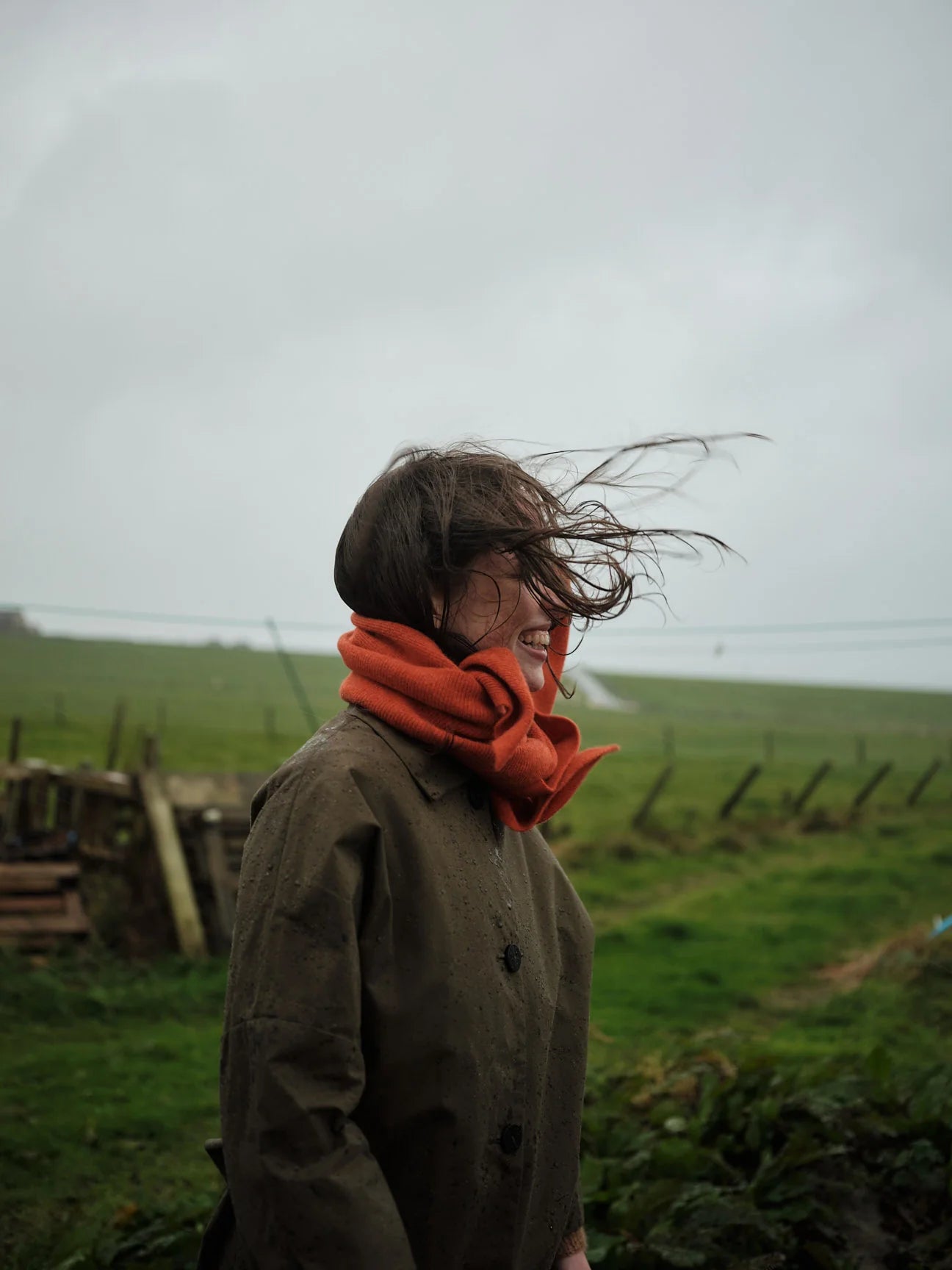 Hilary Grant Lambswool Swift Tail Scarf in Various Colours - Lifestory
