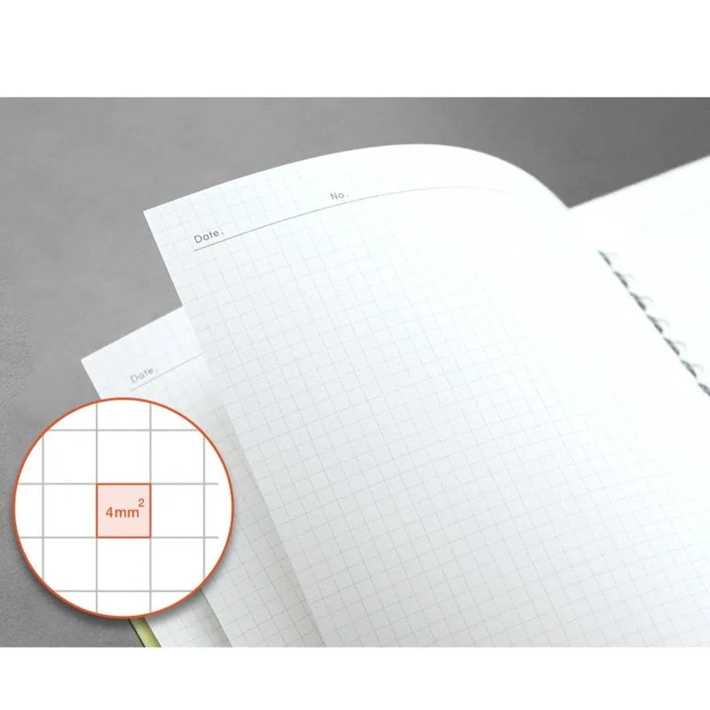 Iconic Compact A5 Spiral Notebook - Grid Pages - Lifestory