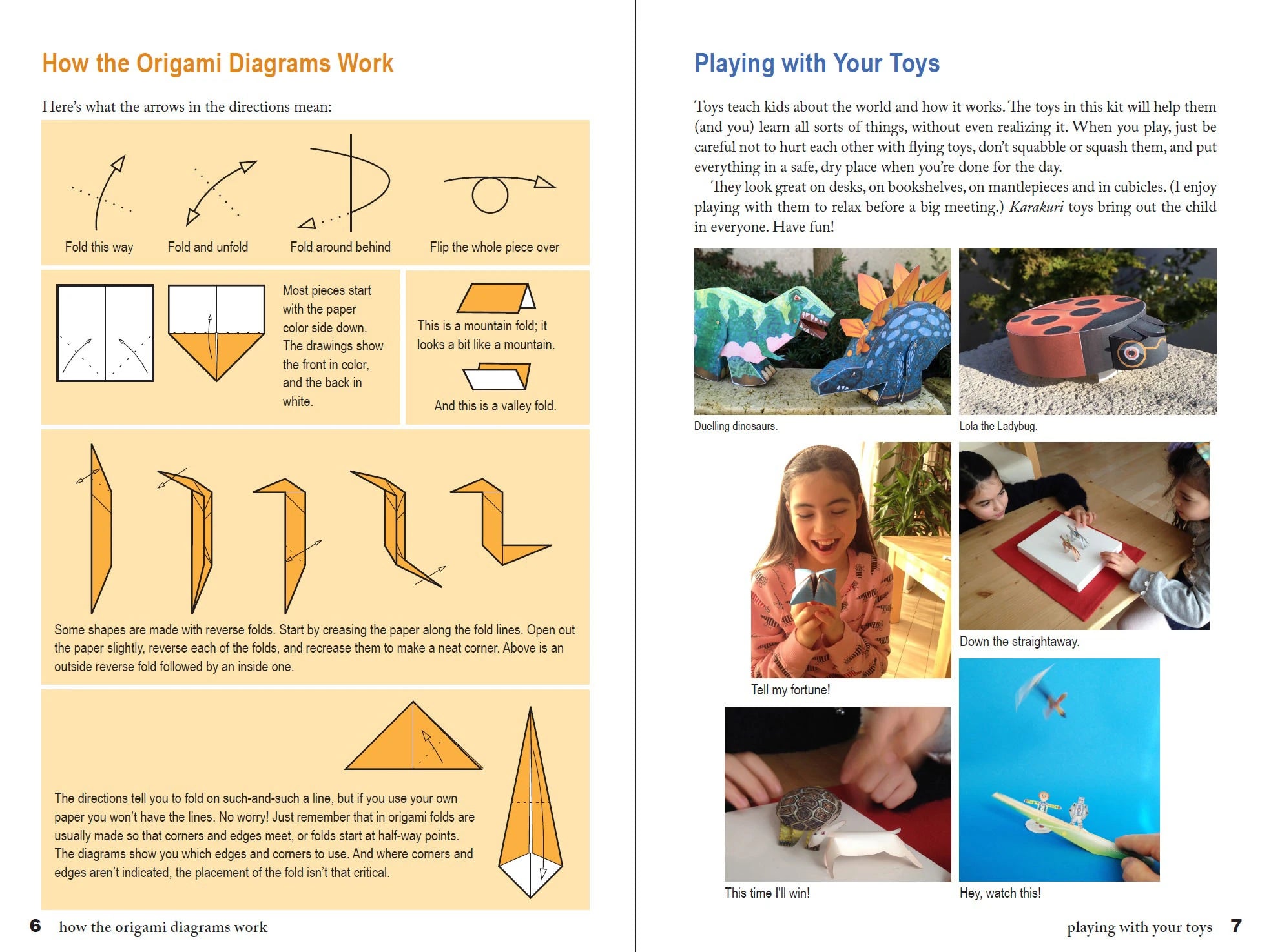 Japanese Paper Toys Kit -  Origami & Folded Paper Projects - Lifestory