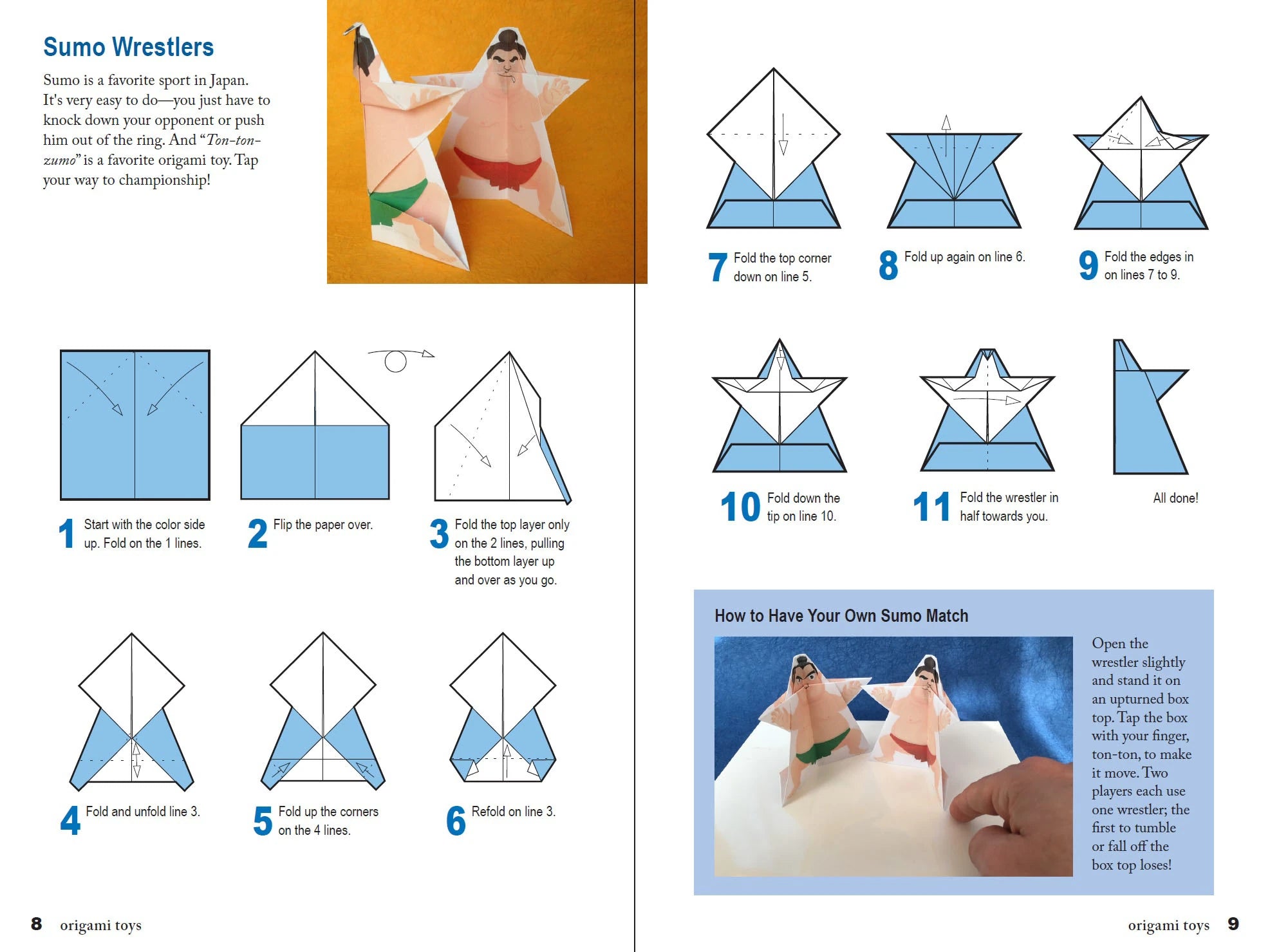 Japanese Paper Toys Kit -  Origami & Folded Paper Projects - Lifestory
