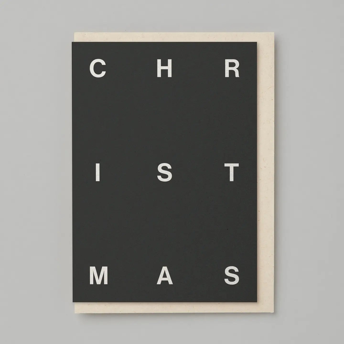 'Christmas' Monochrome Embossed Card | Blank | by Kinshipped - Lifestory