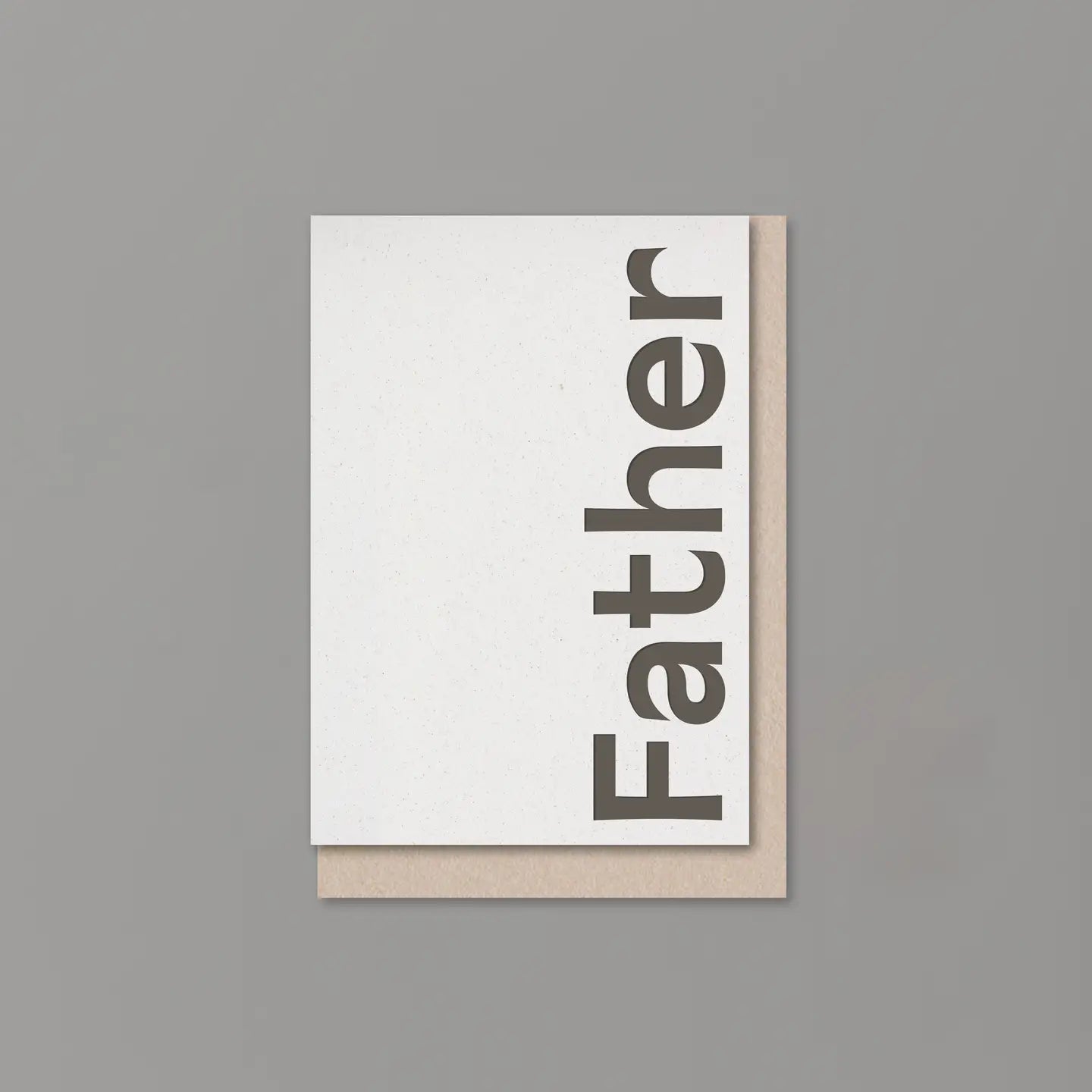 Father Card | Black on Natural | by Kinshipped - Lifestory