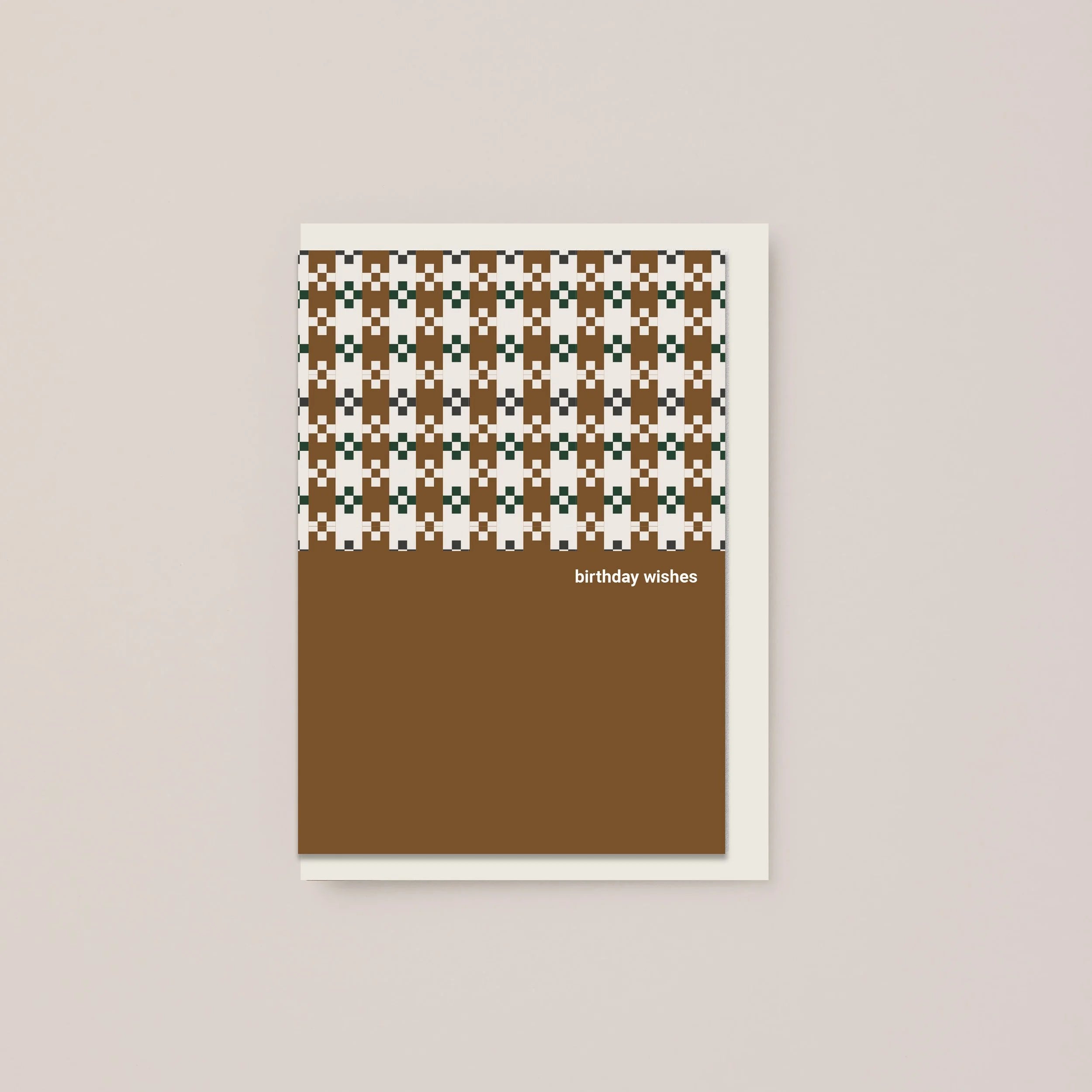 Umber Flower Happy Birthday Card | Blank | by Kinshipped - Lifestory