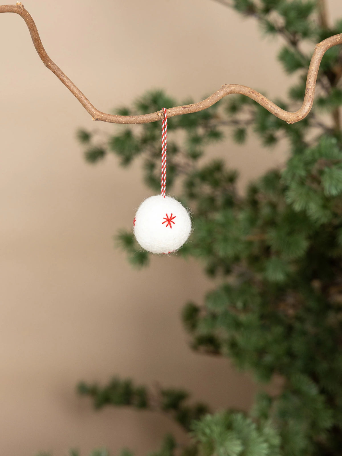 Kullinge Decoration | White | Fairtrade Wool | by Storefactory - Lifestory