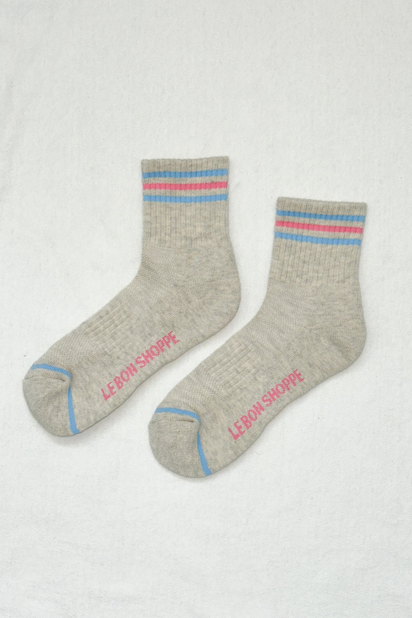 Le Bon Shoppe Girlfriend Socks in Light Grey