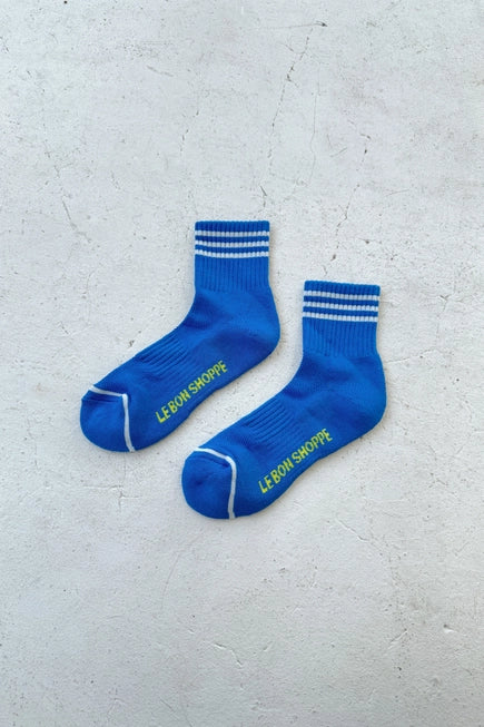 Le Bon Shoppe Girlfriend Socks in Royal Blue