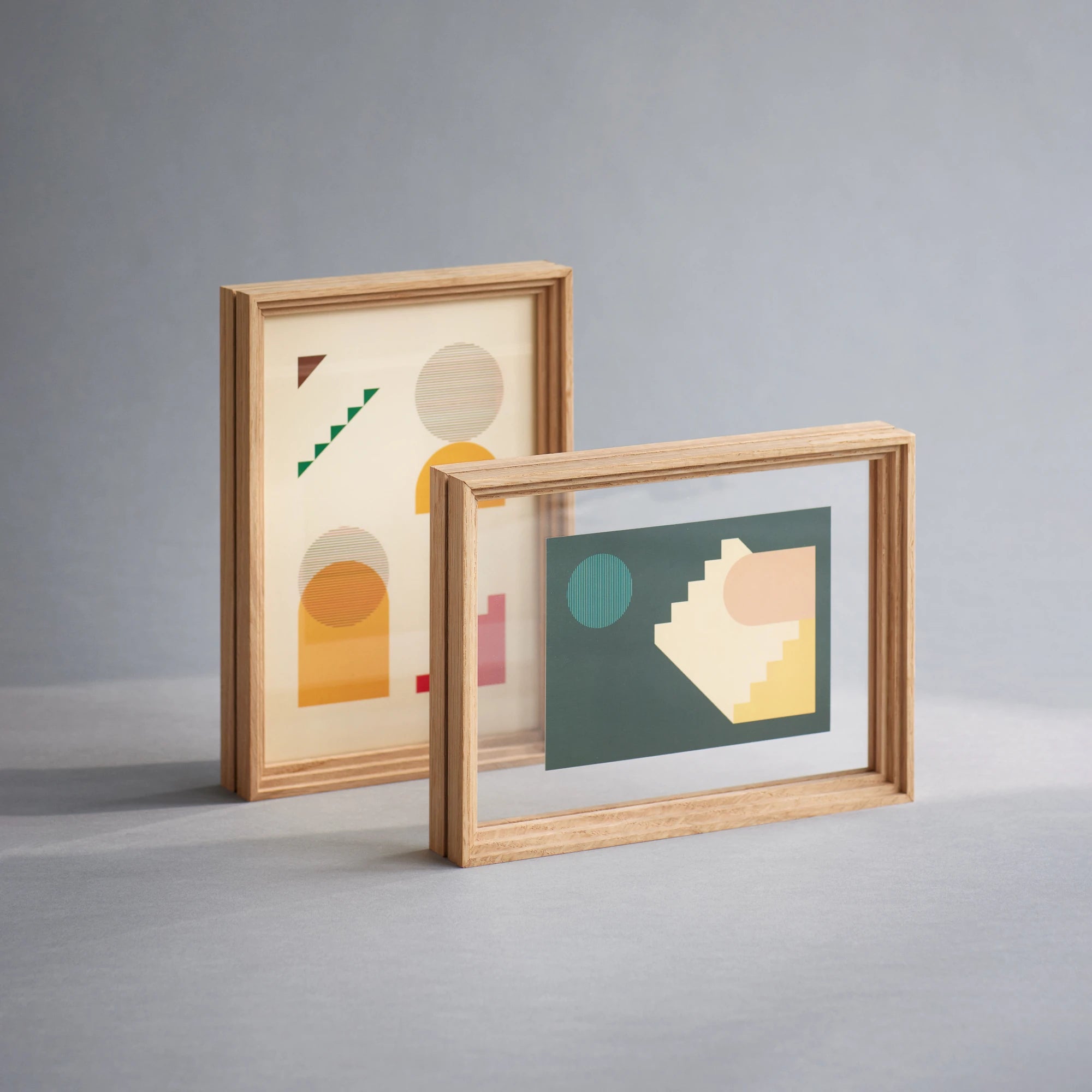 Moebe A5 Standing Frame in Oak at Lifestory