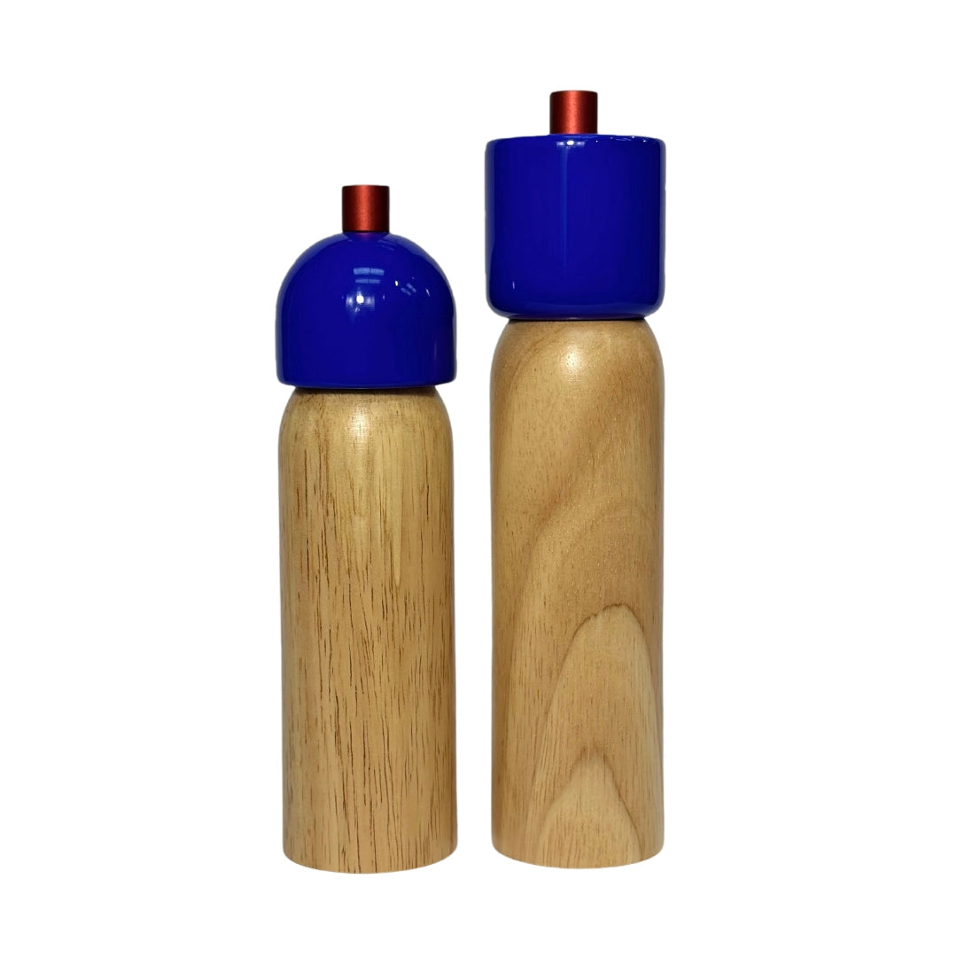 MAEGEN Salt & Pepper Grinder in Navy & Red - 2 Sizes
