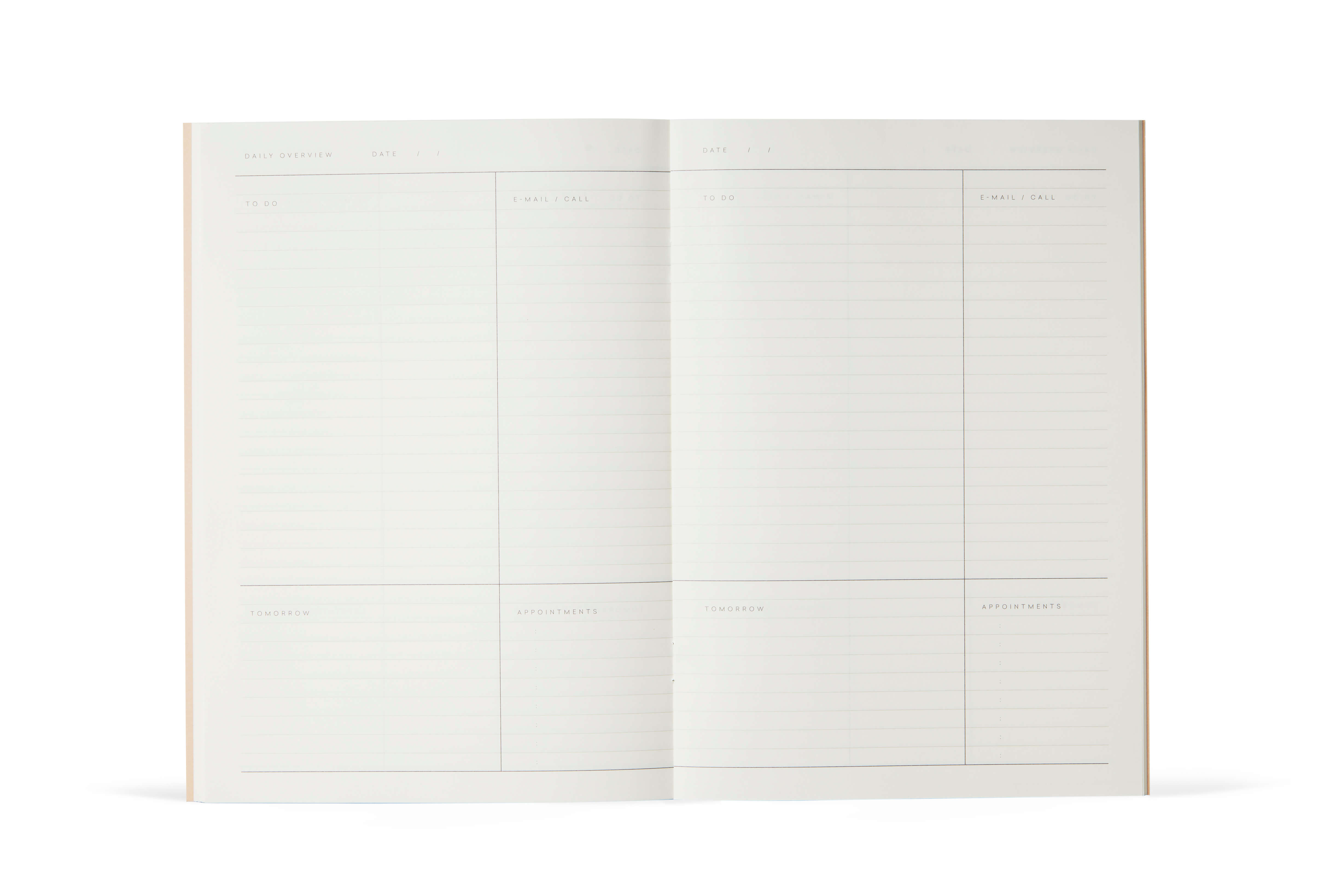 MILO Work Journal / Daily Planner | Blue Check | by Notem Studio - Lifestory
