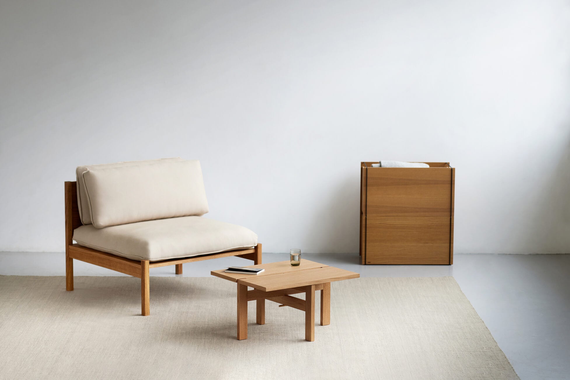 Rectangular Coffee Table | 60cm | Oak | by Moebe - Lifestory - Moebe
