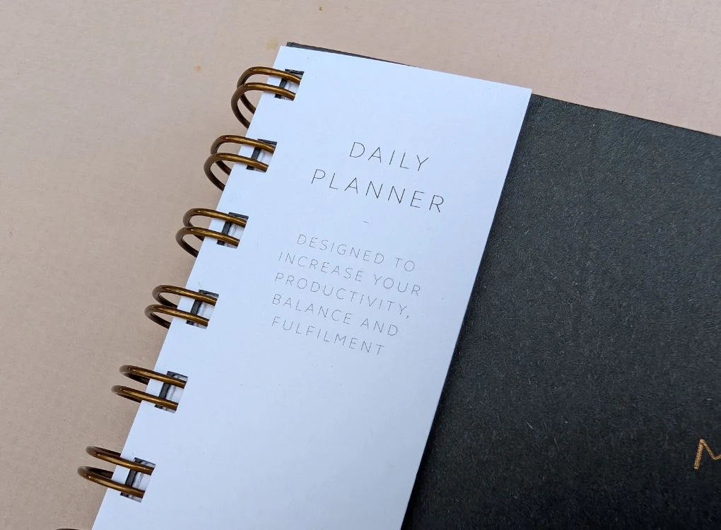 Moxon B5 Form Lined Wire-Bound Daily Planner - Lifestory