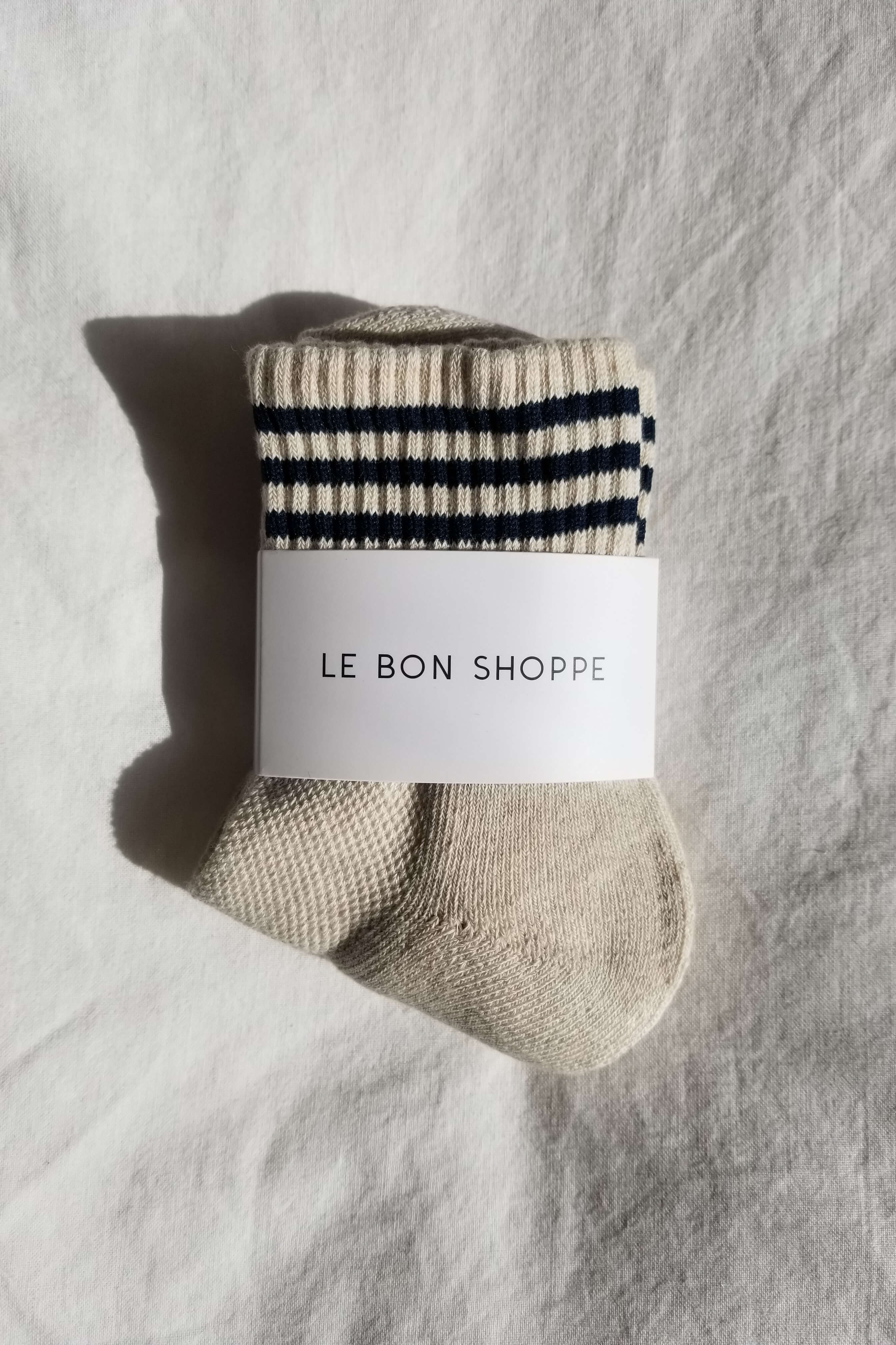 Le Bon Shoppe Girlfriend Socks in Oatmeal