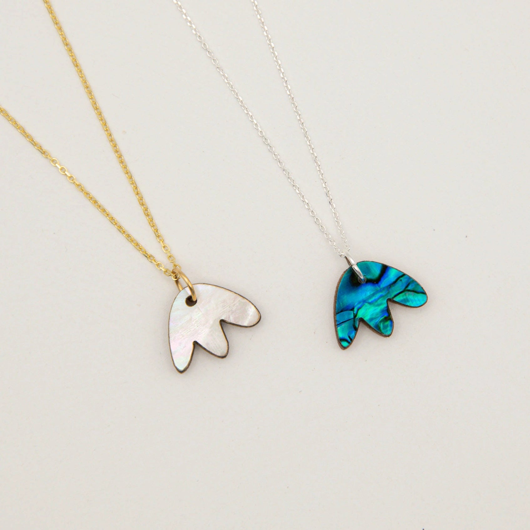 Pepper You Petal Necklace in Mother of Pearl
