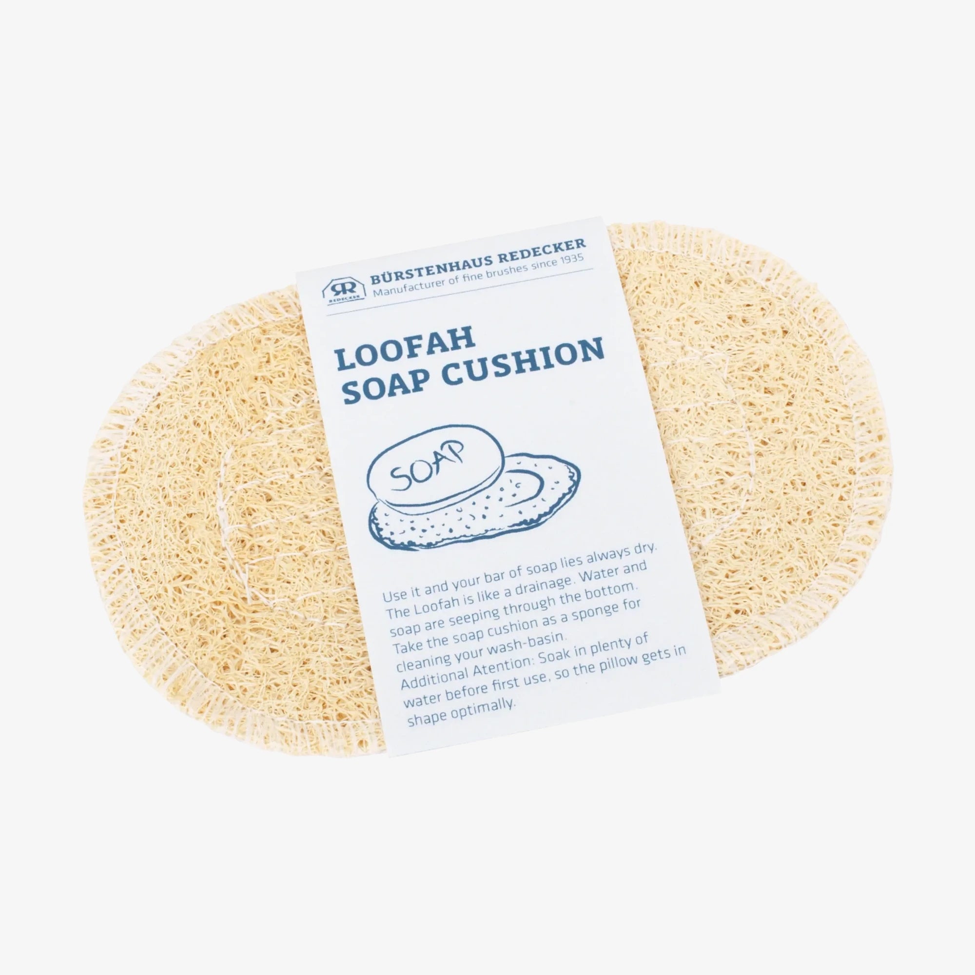 Redecker Loofah Soap Cushion / Basin Cleaner - Lifestory