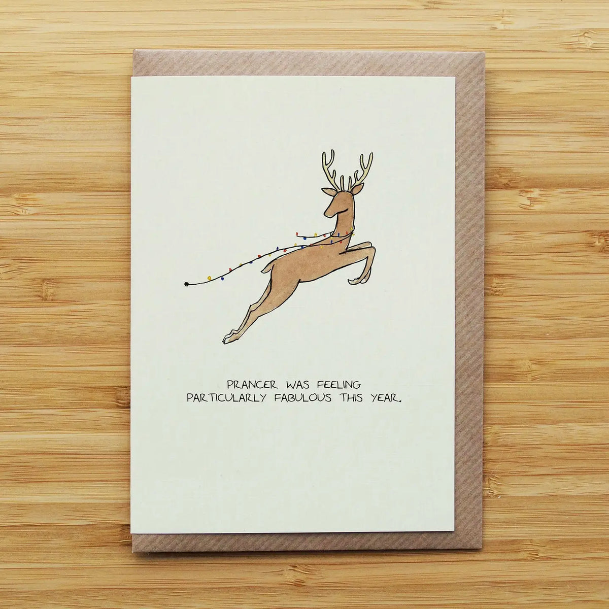 Prancer Card by RossJDesigns