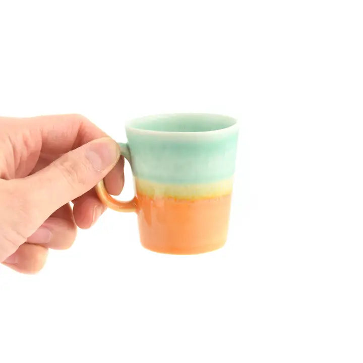 Porcelain Double Espresso Cup in Various Glazes by SGW Lab - Lifestory