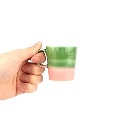 Porcelain Double Espresso Cup in Various Glazes by SGW Lab - Lifestory