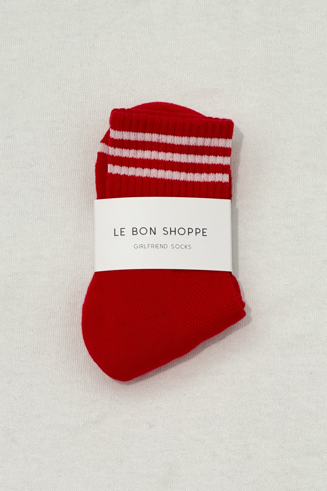 Le Bon Shoppe Girlfriend Socks in Scarlet