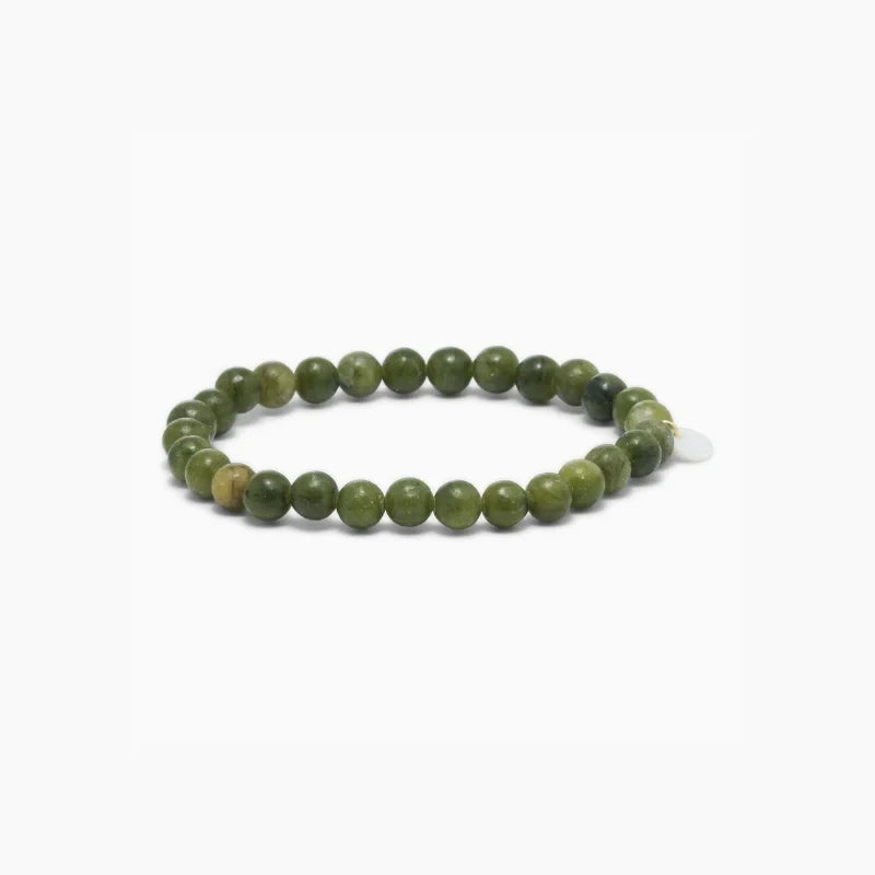 Soï Copenhagen essential Southern Jade crystal stretch bracelet