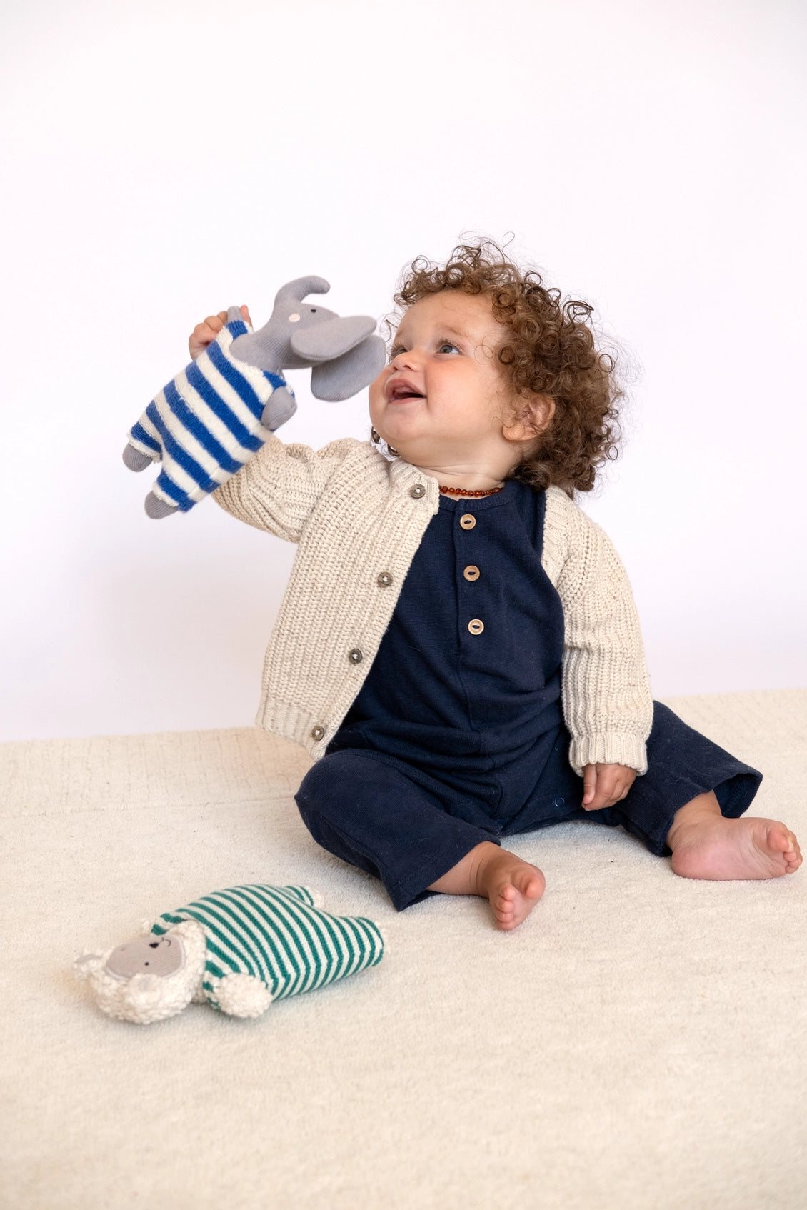 Sophie Home Full of Beans Soft Toy - Cobalt Elephant - Lifestory