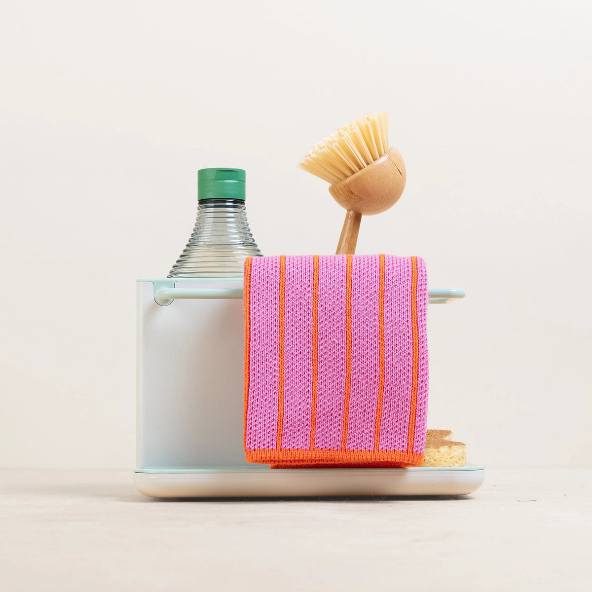 Sophie Home Reusable Cotton Striped Dish Cloths - Set of 3