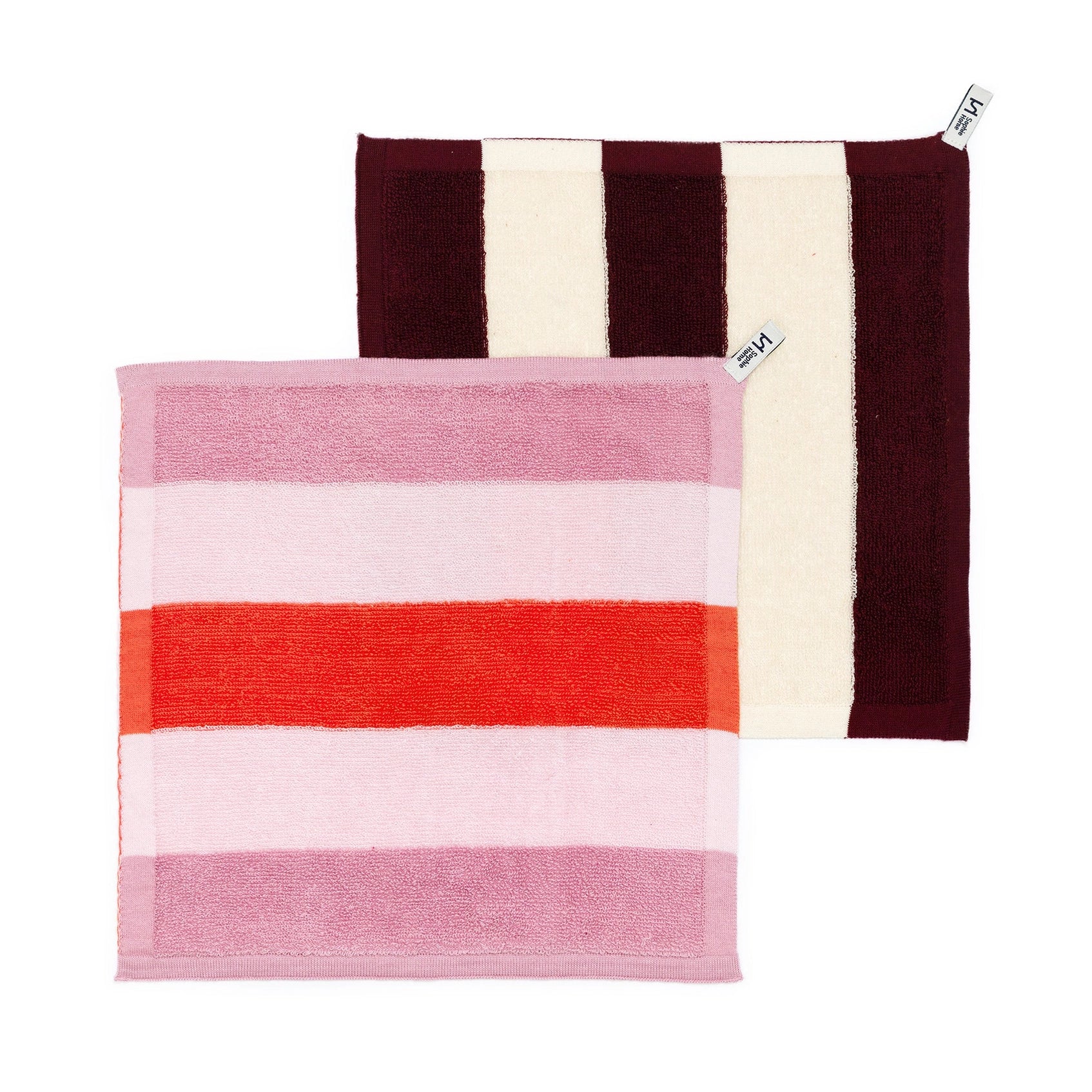 Sophie Home Terry Towelling Flannel - Set of 2 - Lifestory