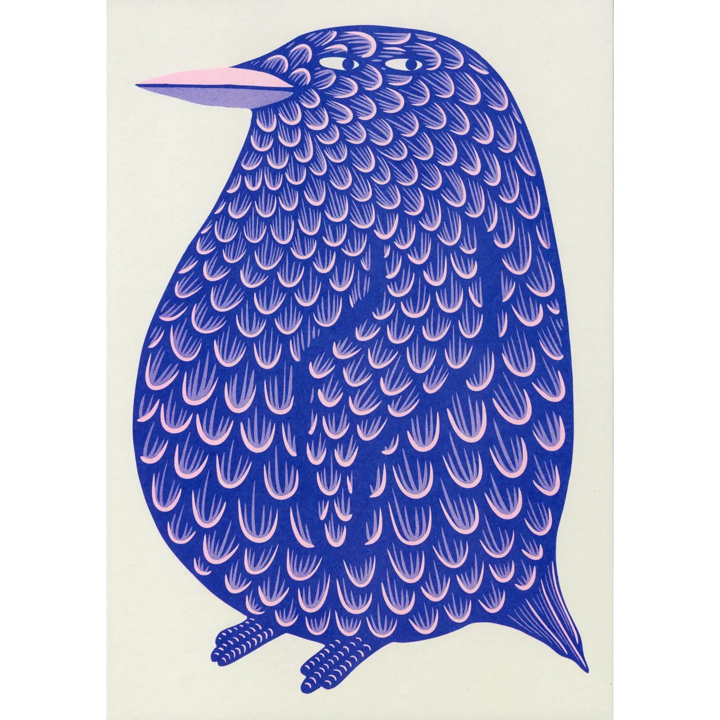 "Waddle I Do" Unframed A3 Riso Print by Strangford
