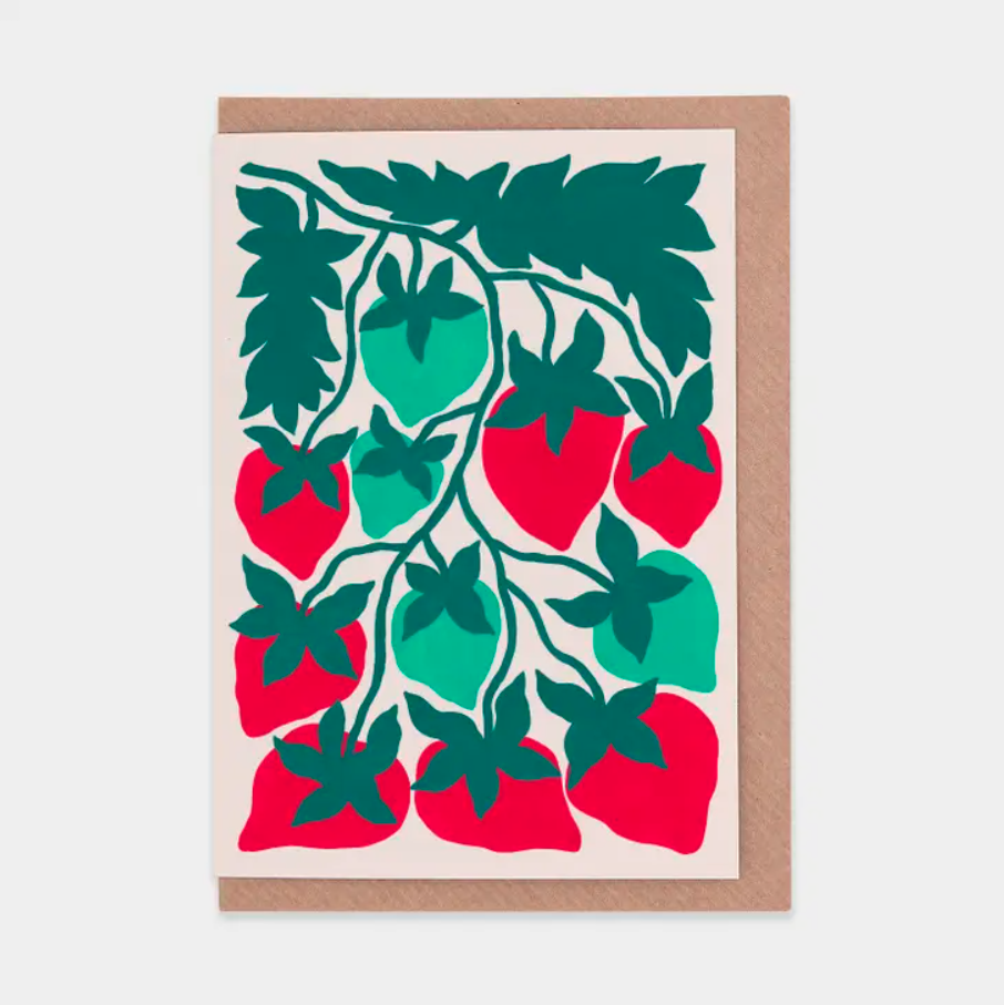 Strawberries Card | Blank | by Evermade - Lifestory