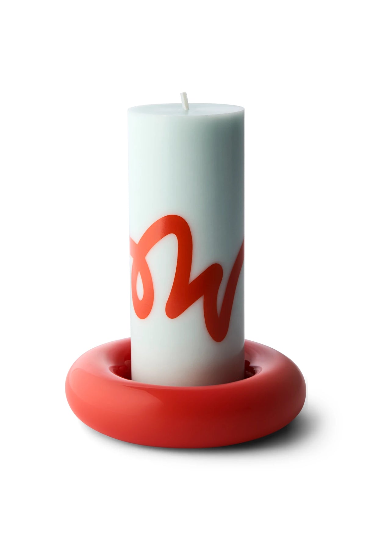 Studio About Bob Candle Holder, Large in Red