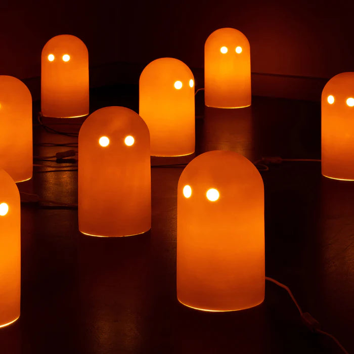 Studio Arhoj Ghost Lamp spread about and lit up