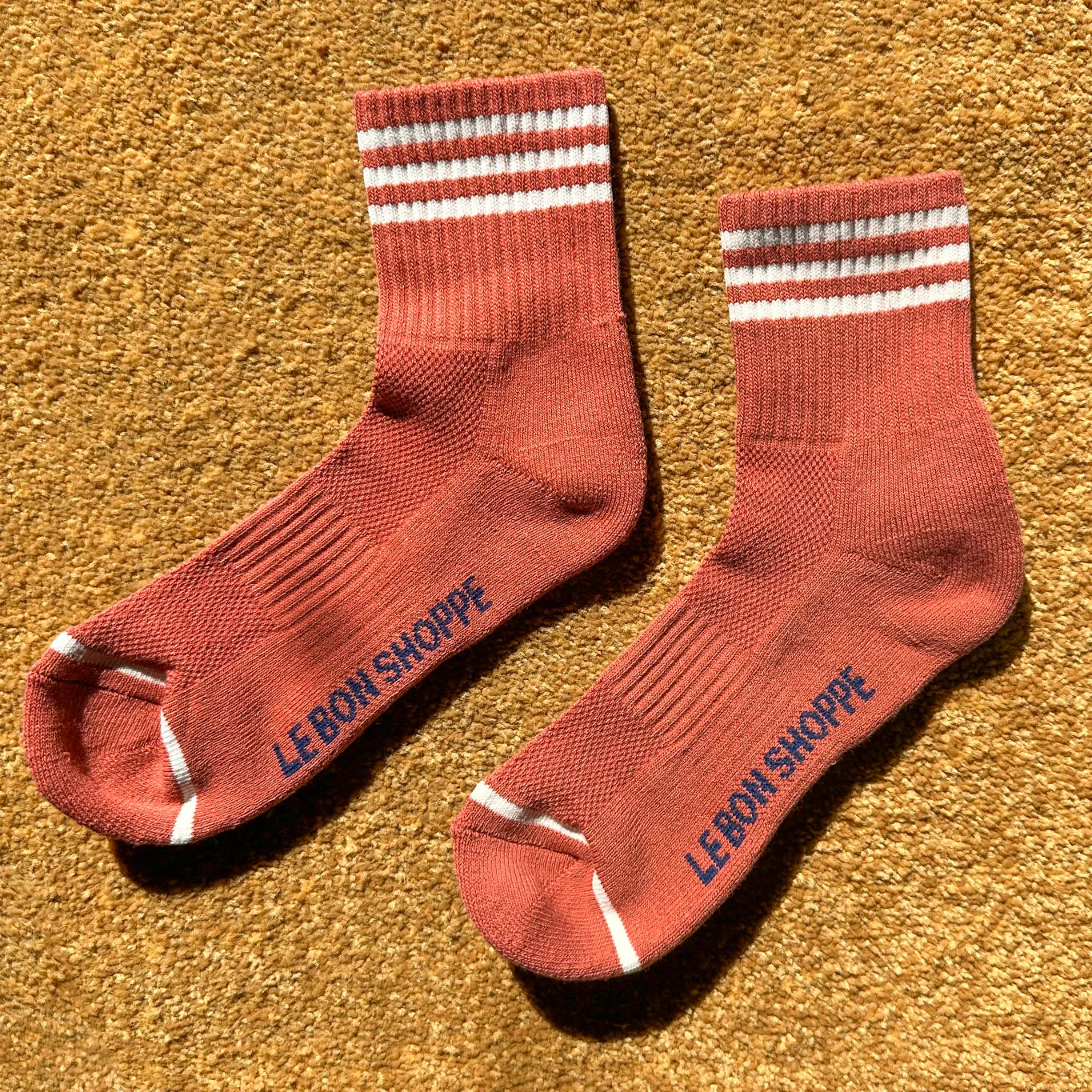 Le Bon Shoppe Girlfriend Socks in Terracotta