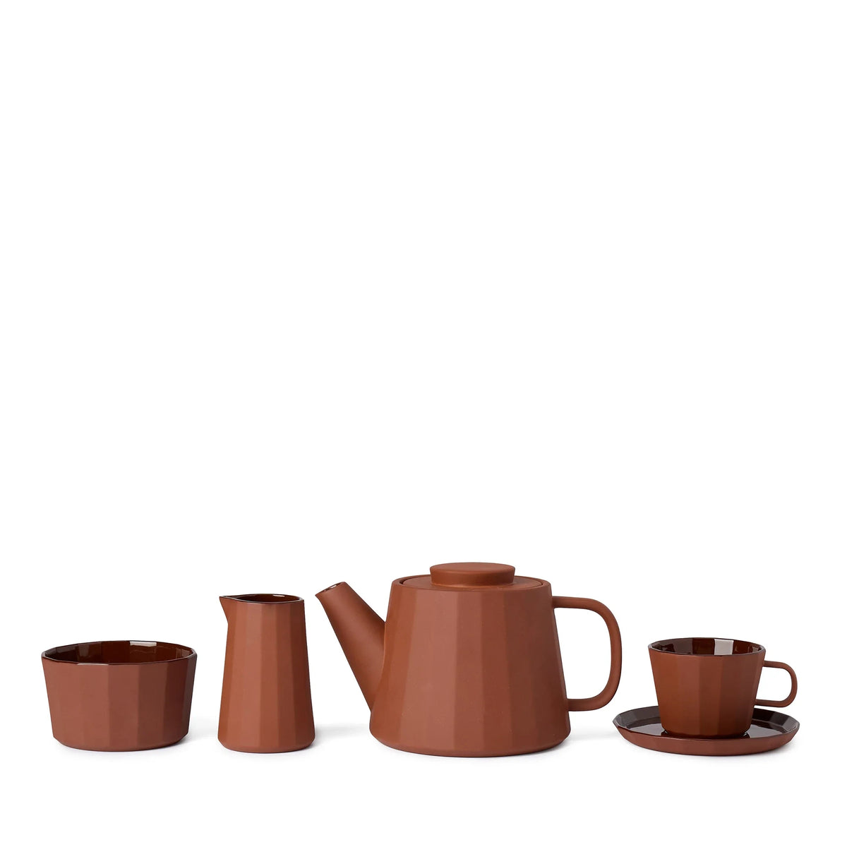 Fade Porcelain Milk Jug in Cacao by The Conran Shop