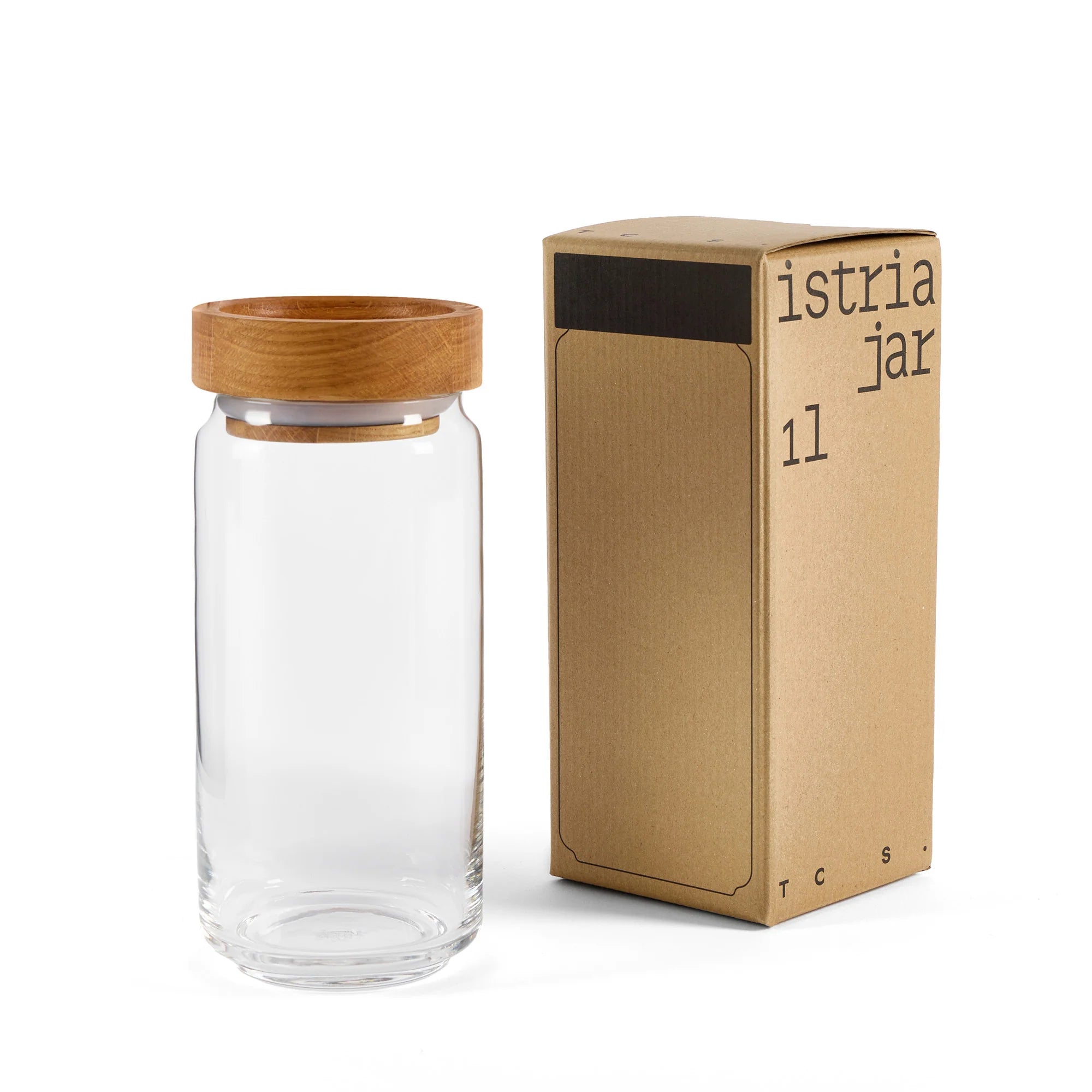 Istria Oak Stacking Storage Jars (Various Sizes) by The Conran Shop - Lifestory