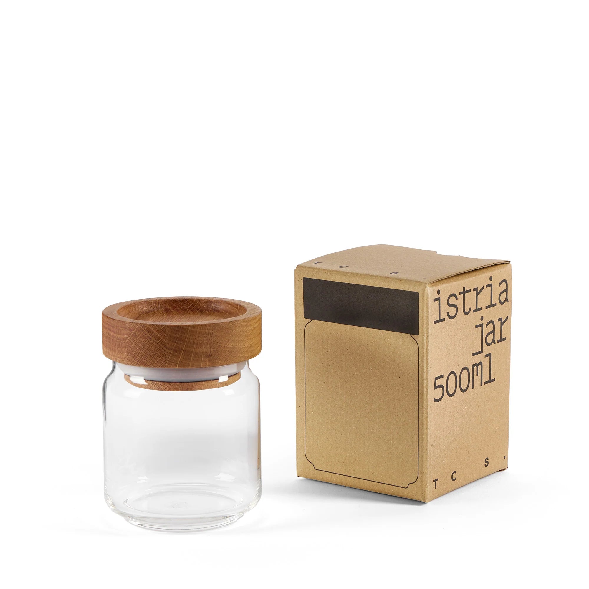 Istria Oak Stacking Storage Jars (Various Sizes) by The Conran Shop - Lifestory