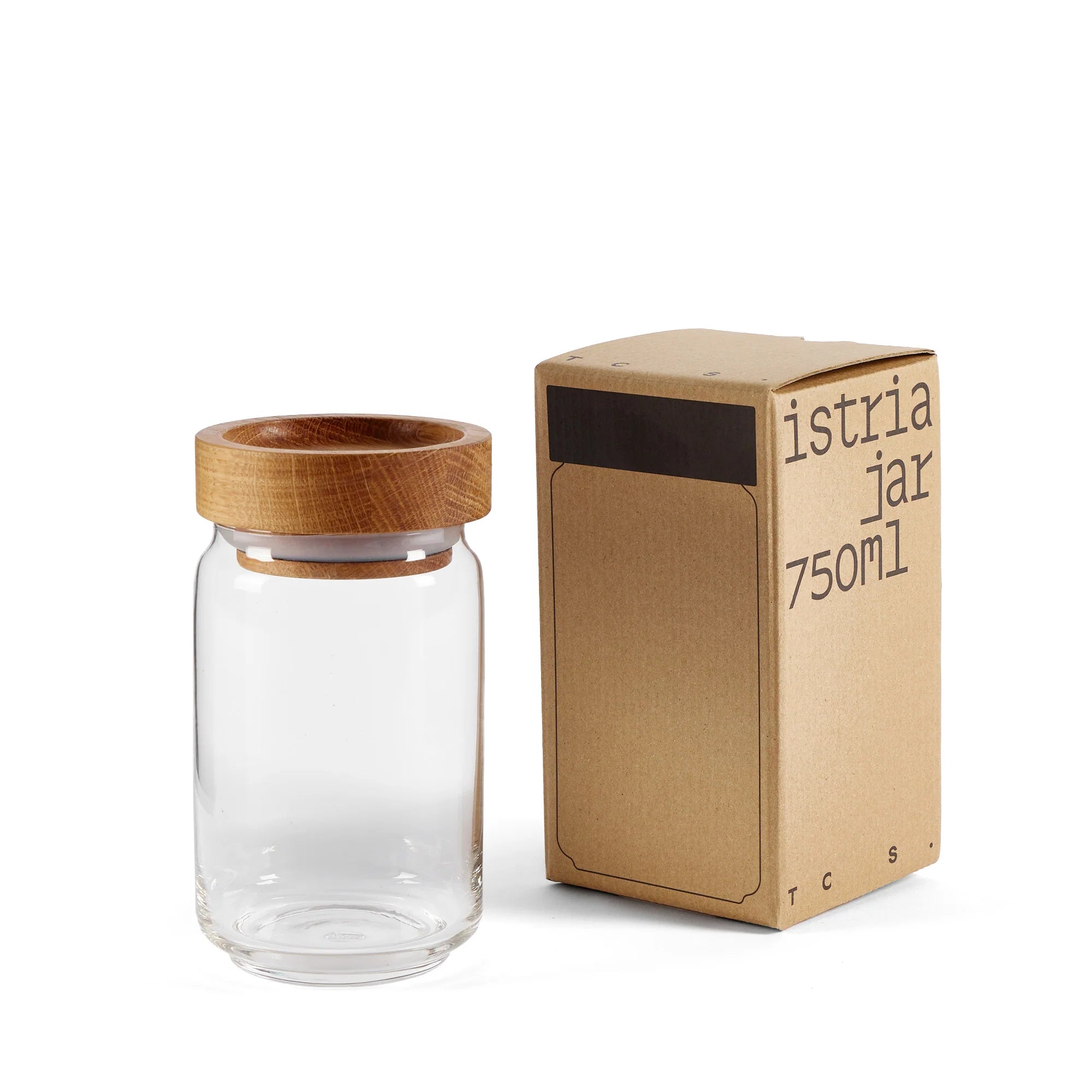 Istria Oak Stacking Storage Jars (Various Sizes) by The Conran Shop - Lifestory