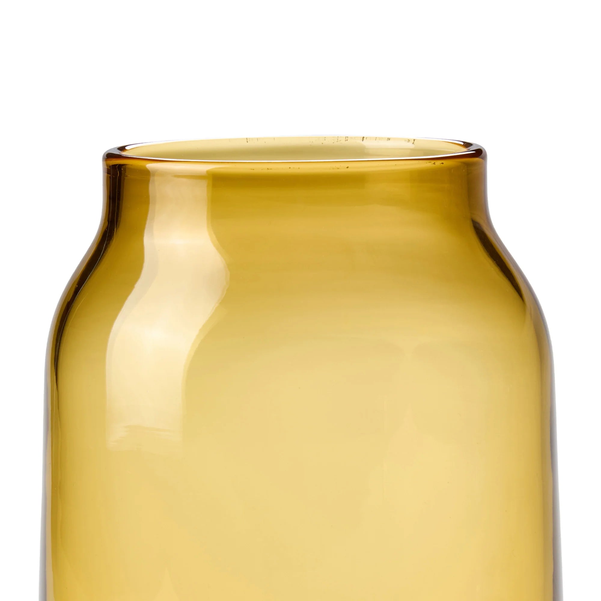 Pod Large Amber Glass Vase by The Conran Shop - Lifestory