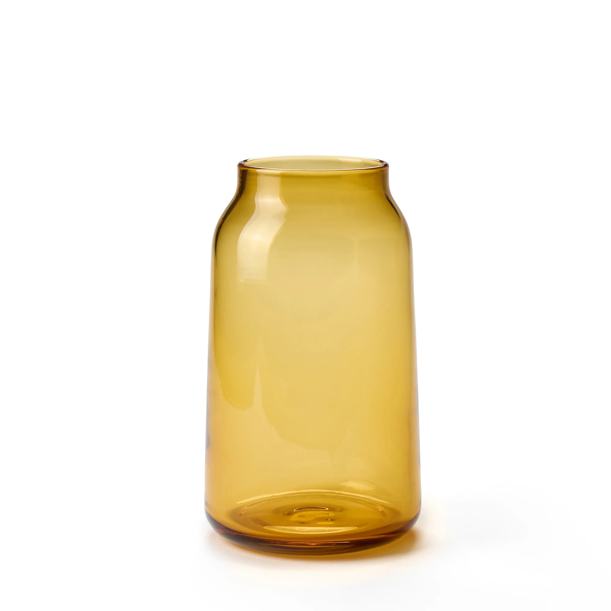 Pod Large Amber Glass Vase by The Conran Shop - Lifestory