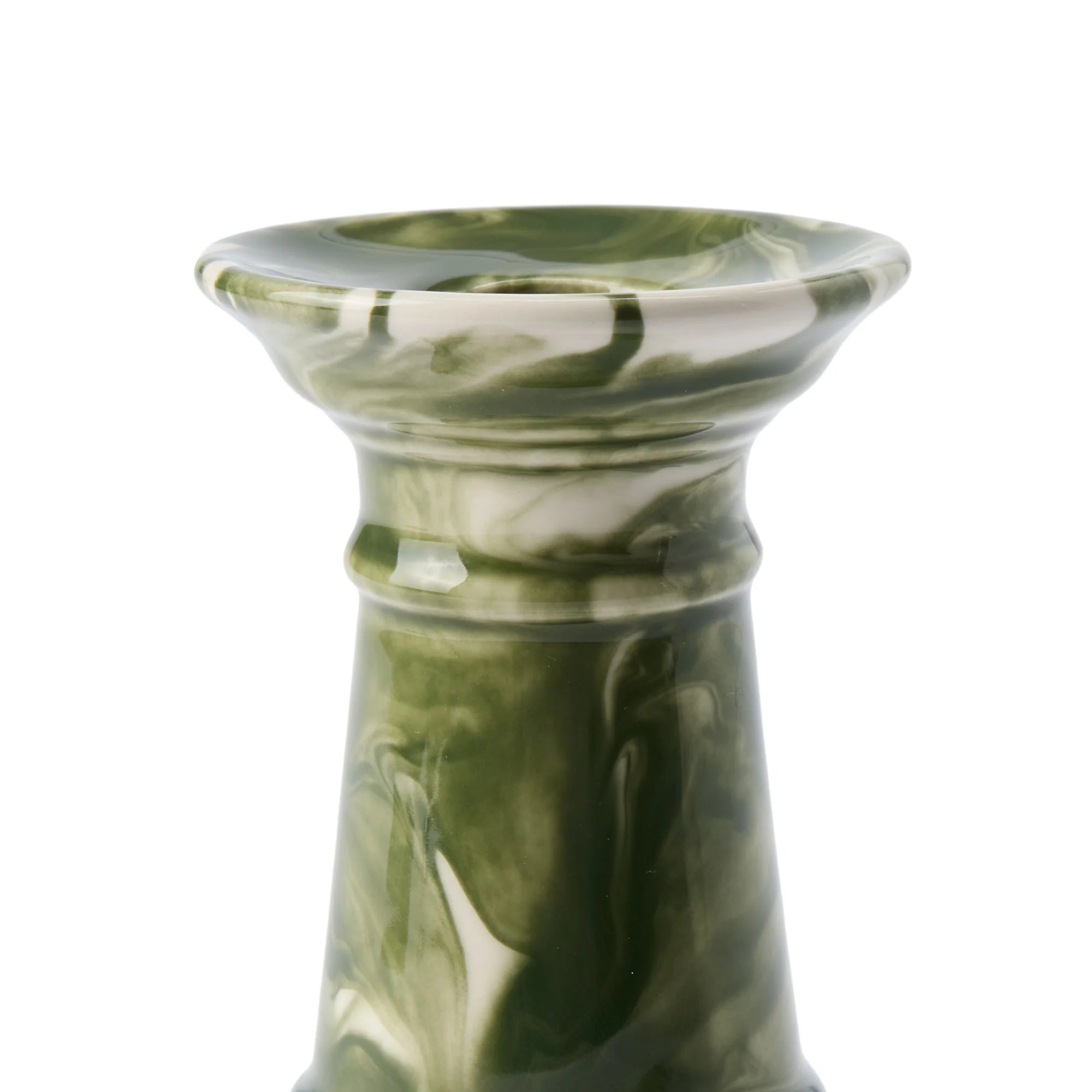 Wardour Stubby Candle Holder in Marbled Earthenware by The Conran Shop - Lifestory