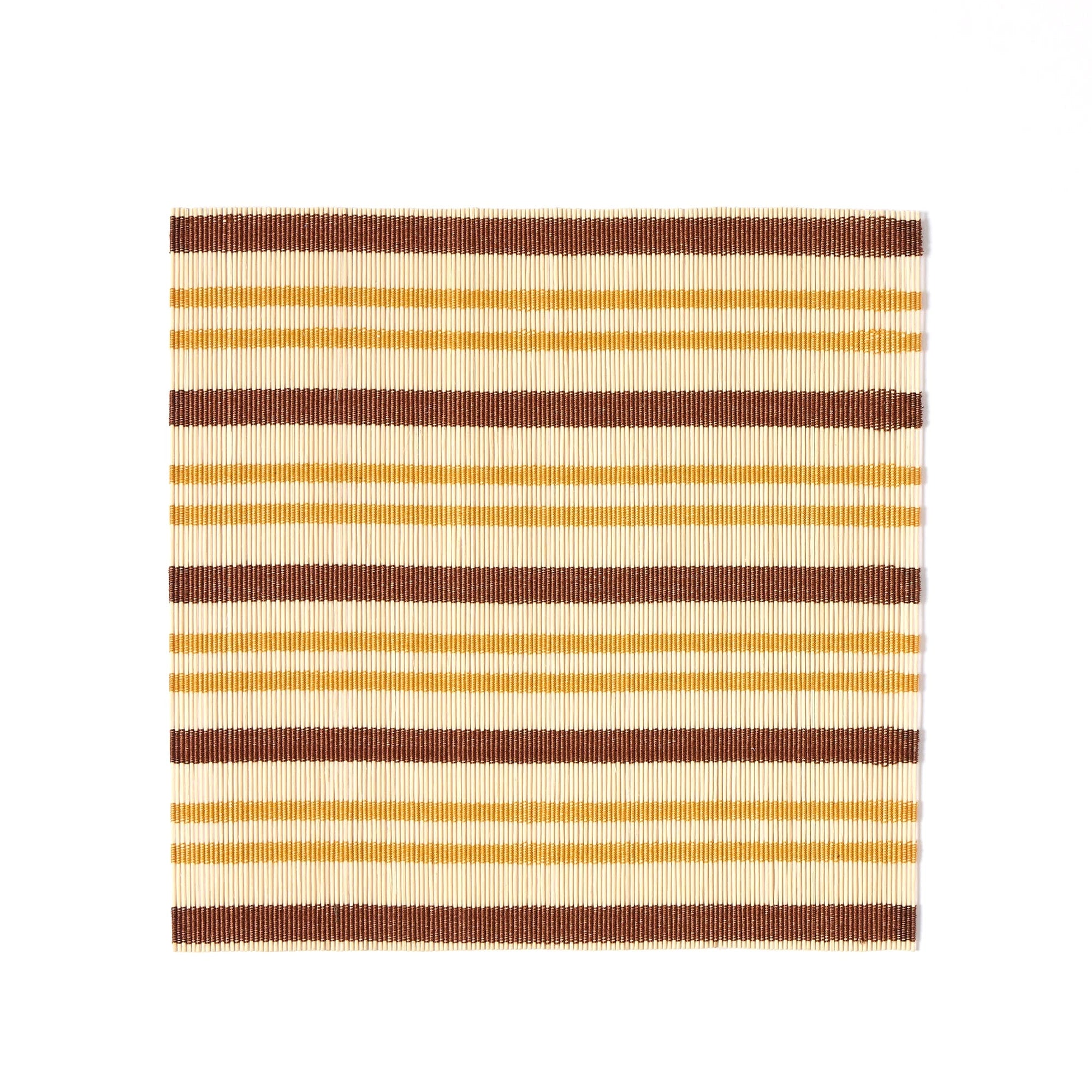 Stripe Bamboo Square Placemat Set of 2 by The Conran Shop - Lifestory