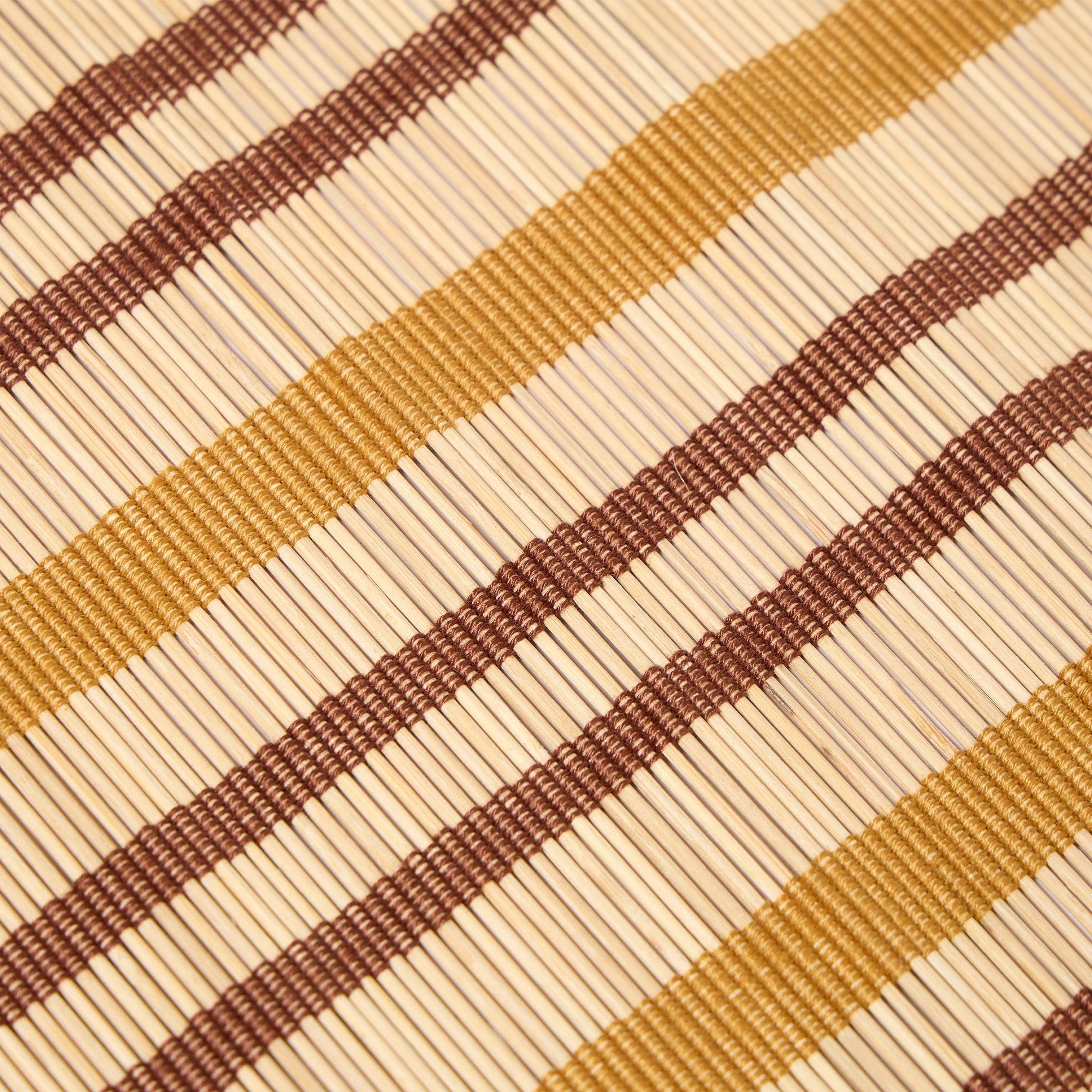 Stripe Bamboo Square Placemat Set of 2 by The Conran Shop - Lifestory