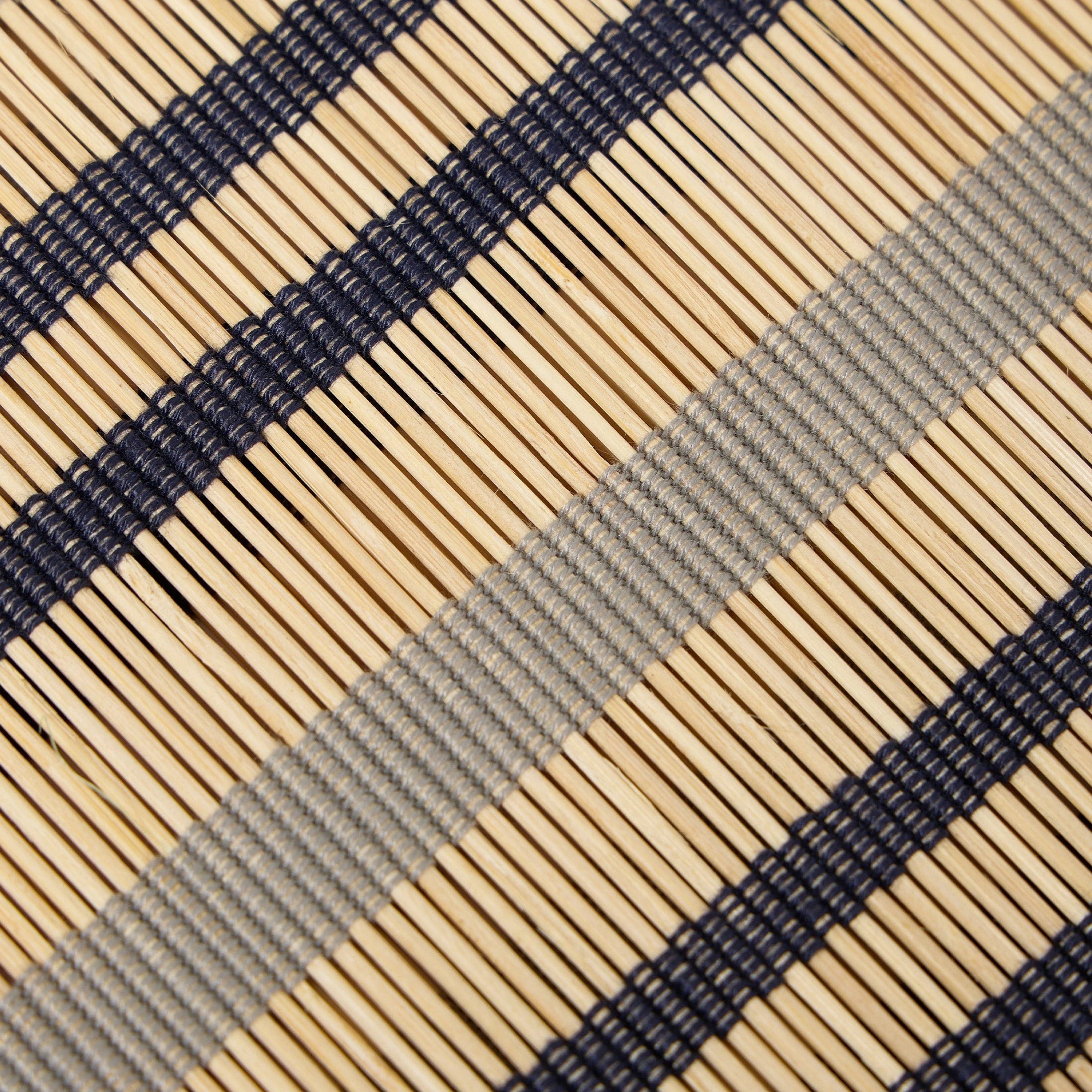 Stripe Bamboo Square Placemat Set of 2 by The Conran Shop - Lifestory