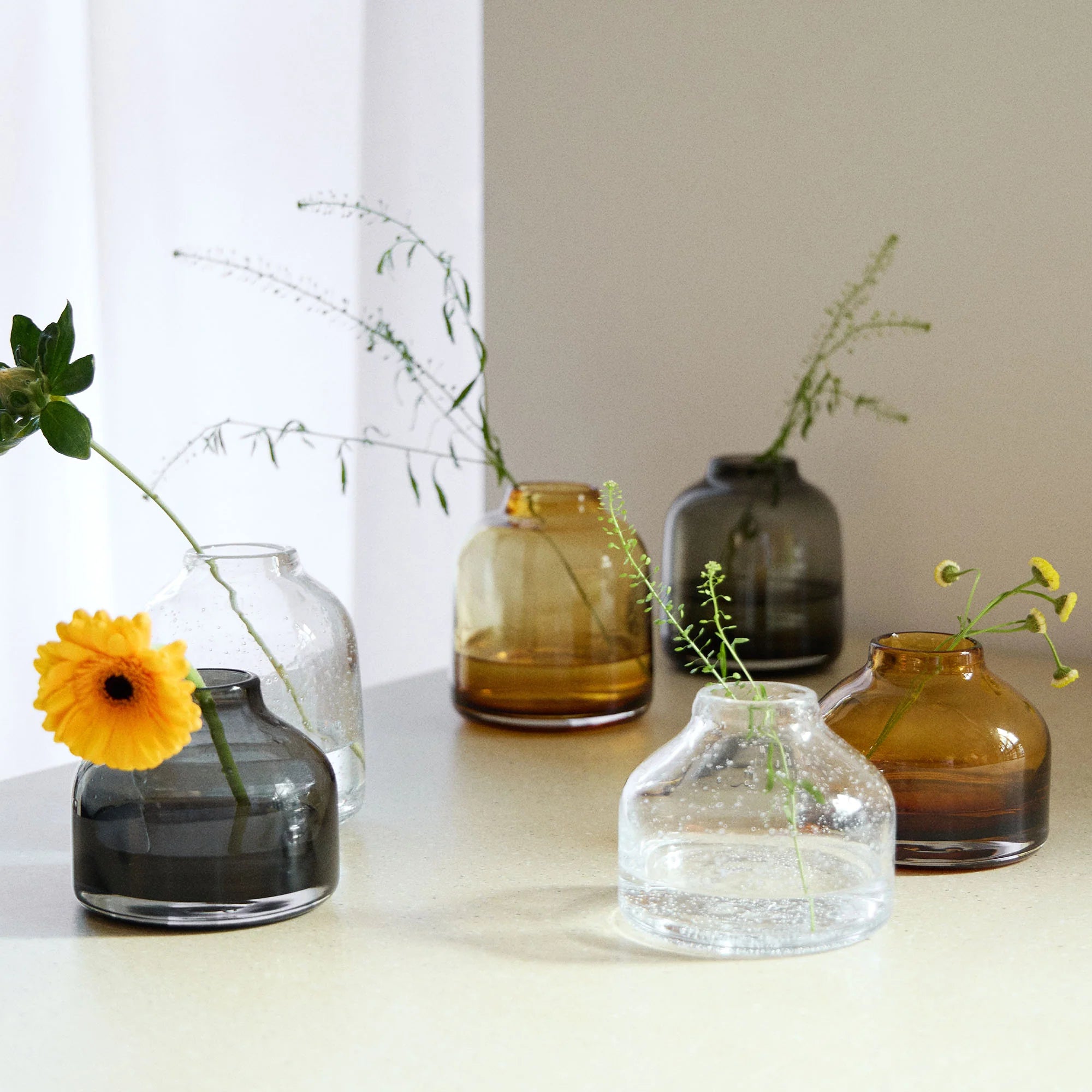 Amber Pod Small Glass Vase by The Conran Shop - Lifestory