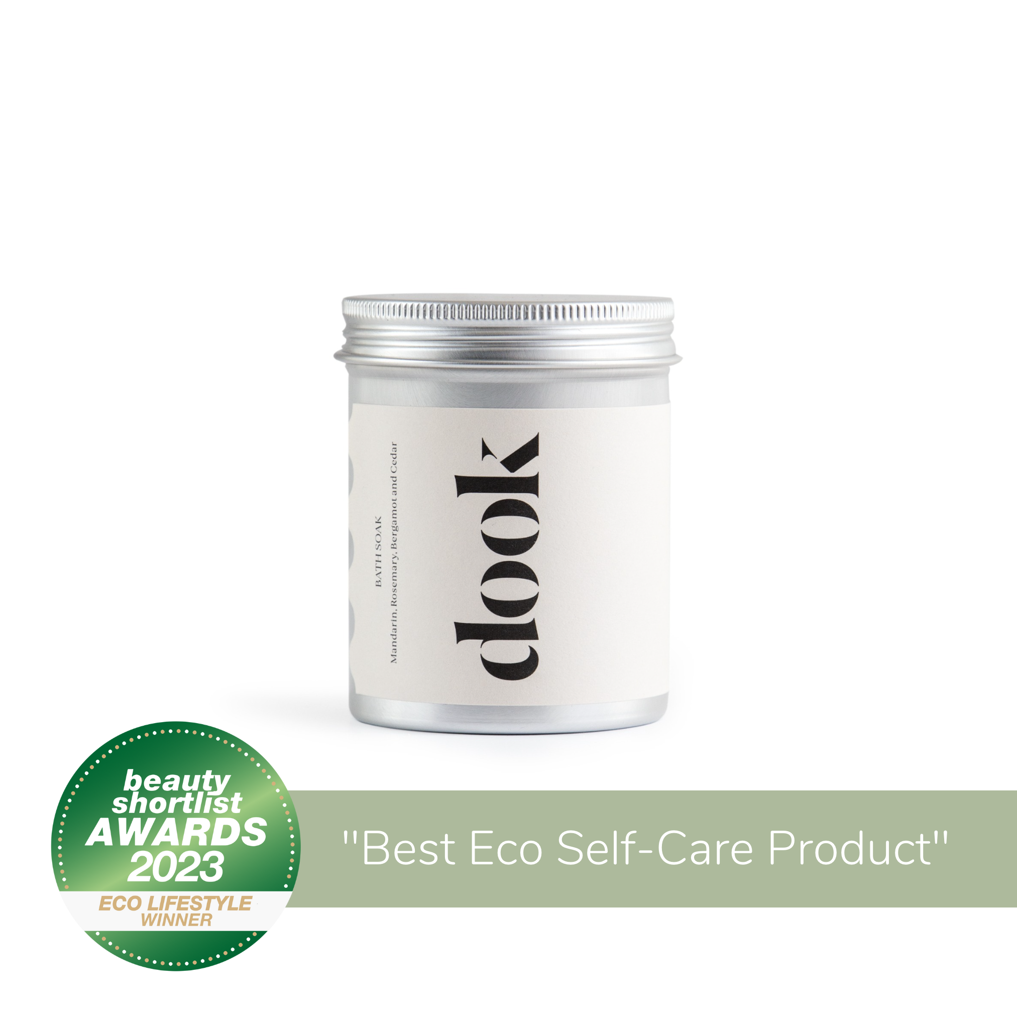 Dook 200g Tin Bath Soak - Mandarin, Bergamot, Rosemary & Cedar | Lifestory