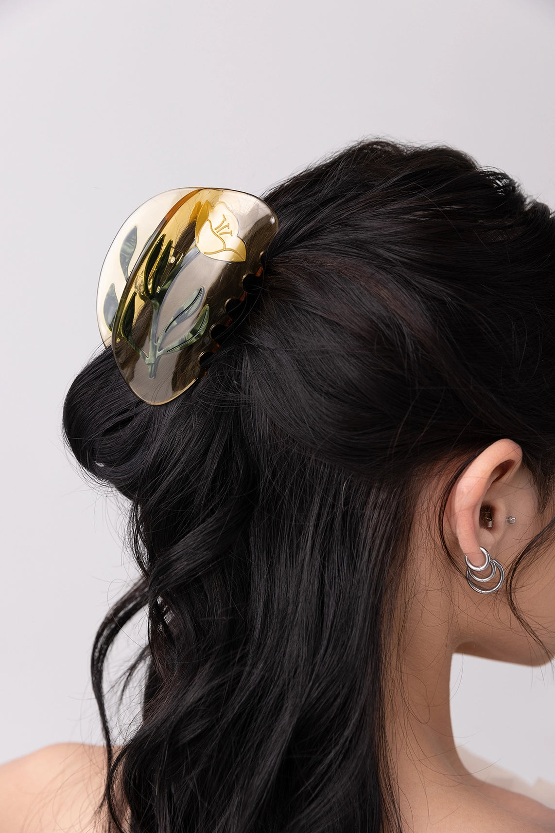 Winona Irene Buttercup Wild Flower Acetate Hair Claw - Lifestory