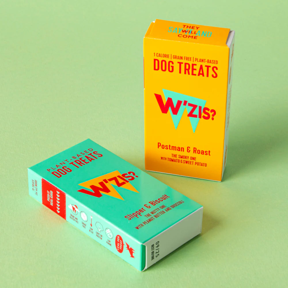 W'zis Plant Based Dog Grab & Go Treat Boxes - 2 Flavours - Lifestory